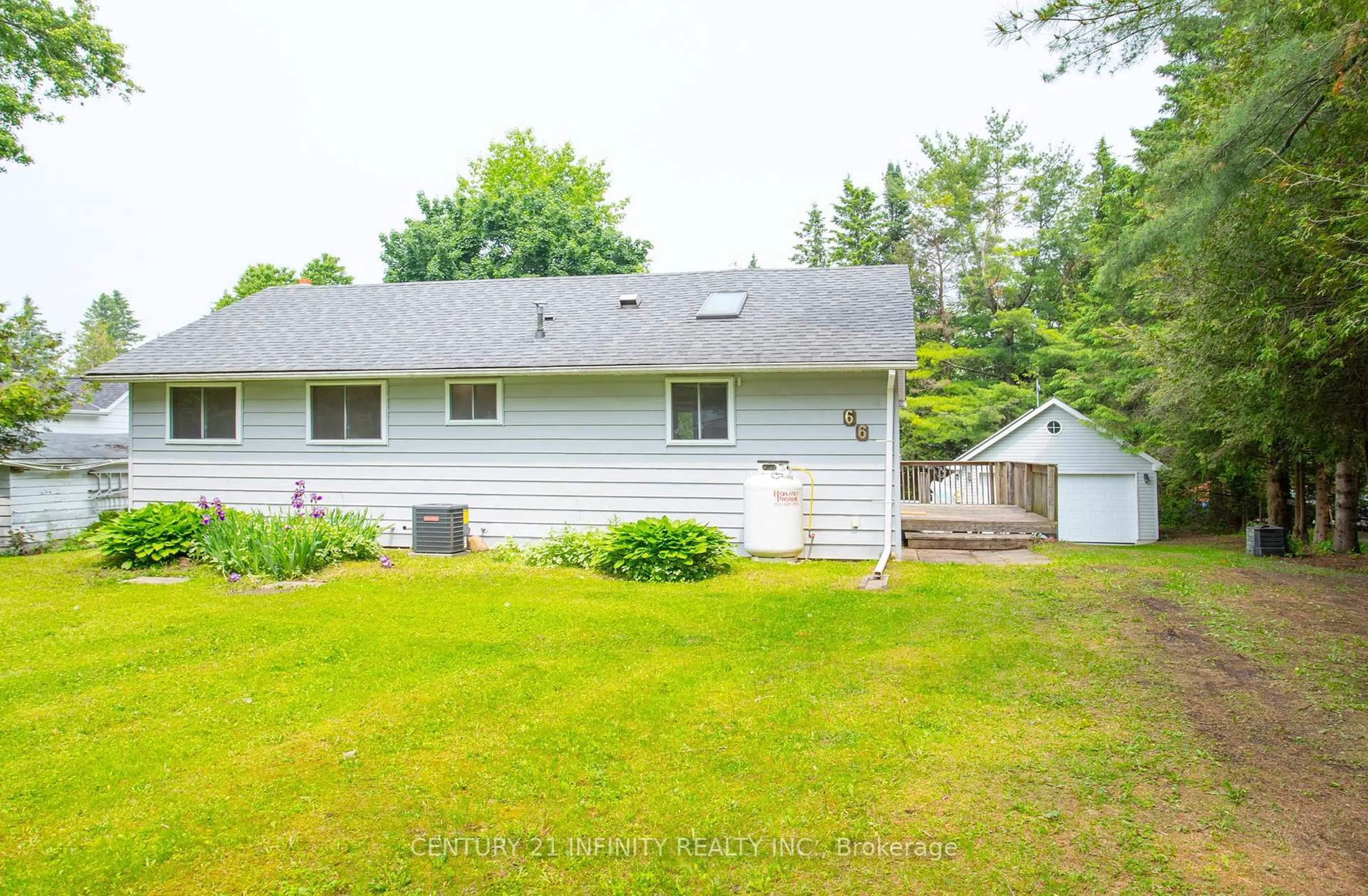 A pic from outside/outdoor area/front of a property/back of a property/a pic from drone, unknown for 66 Cowans Cres, Kawartha Lakes Ontario K0L 2W0