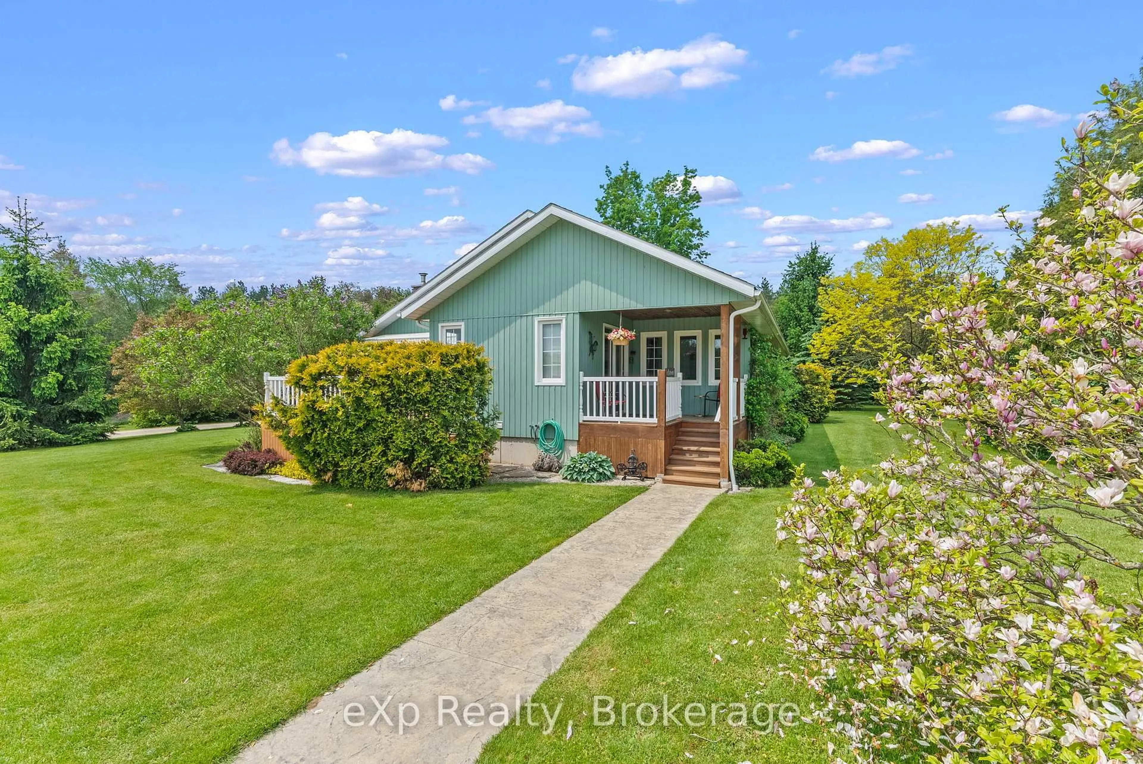 A pic from outside/outdoor area/front of a property/back of a property/a pic from drone, water/lake/river/ocean view for 314839 HIGHWAY 6, West Grey Ontario N0G 1R0