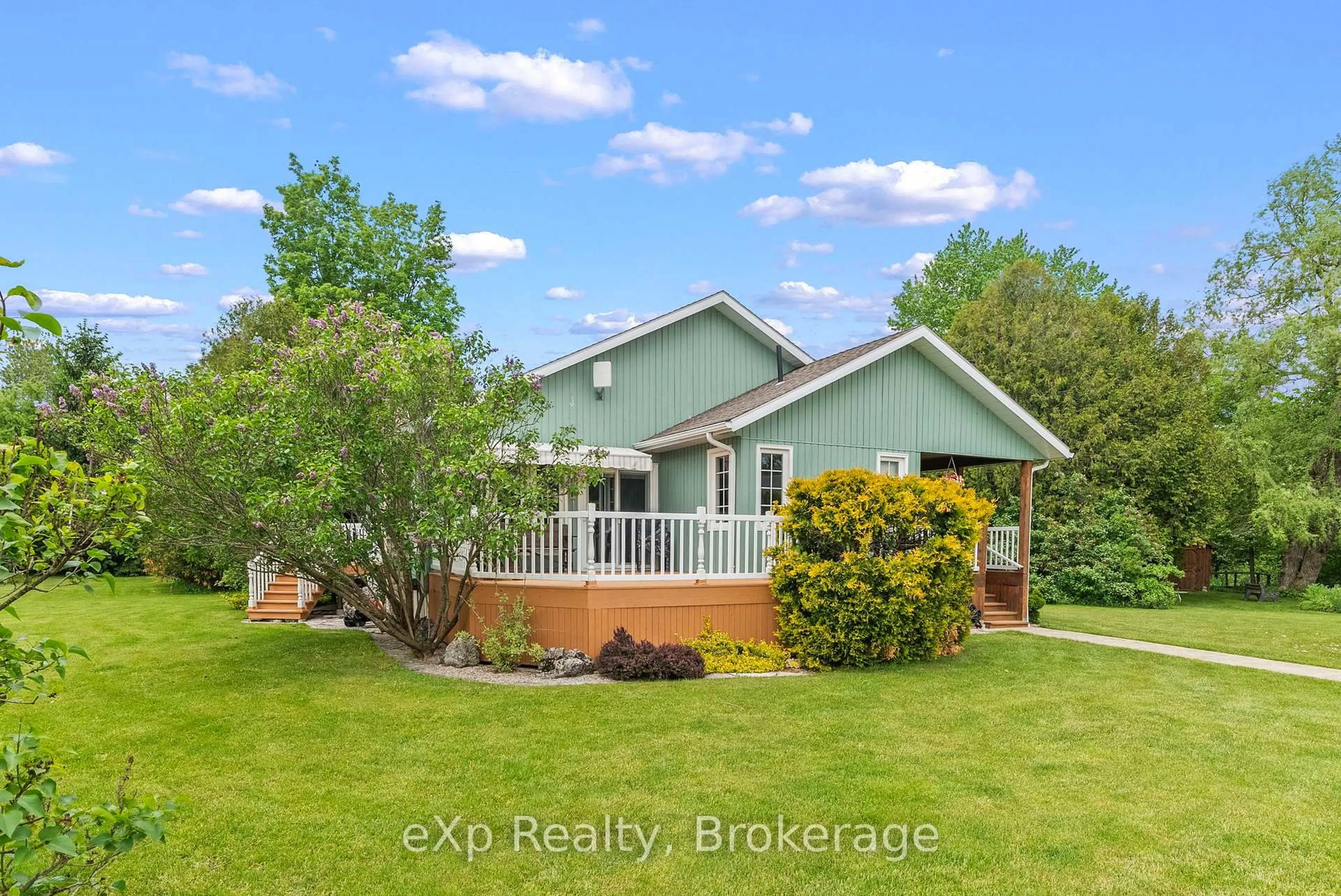 A pic from outside/outdoor area/front of a property/back of a property/a pic from drone, water/lake/river/ocean view for 314839 HIGHWAY 6, West Grey Ontario N0G 1R0