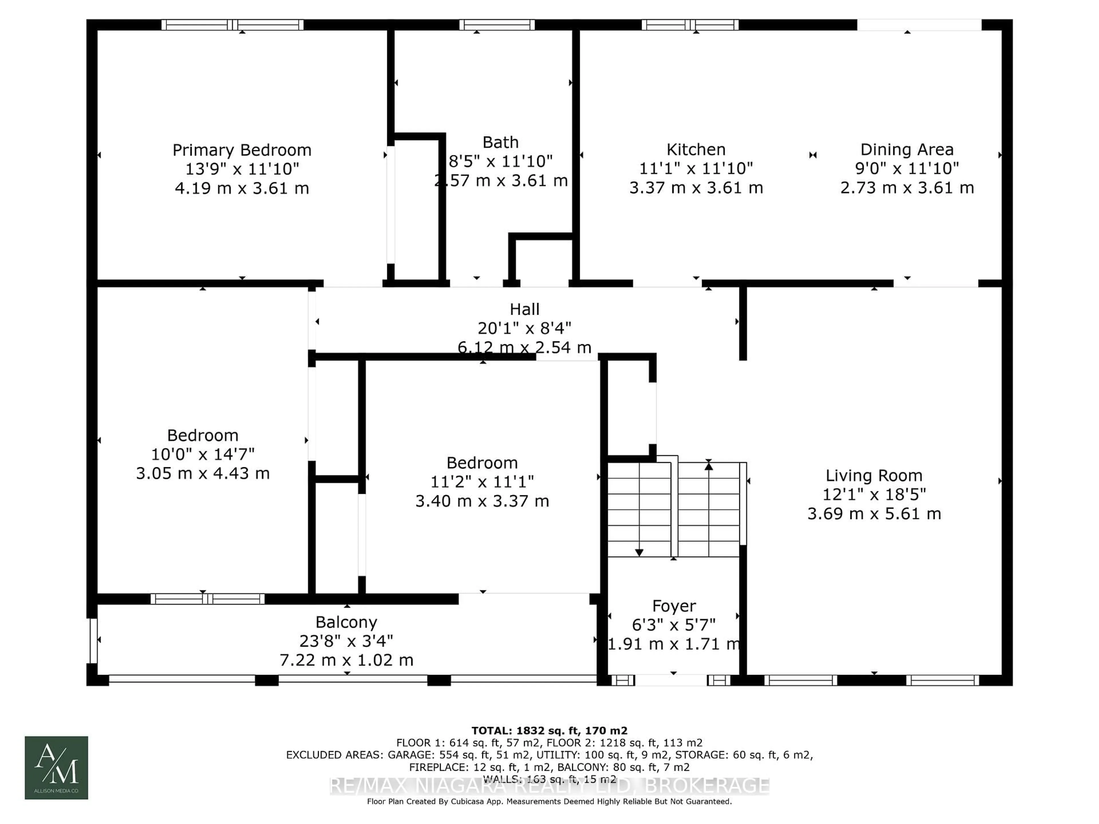 Floor plan for 116 Pine Dr, Hamilton Ontario L8G 3B7