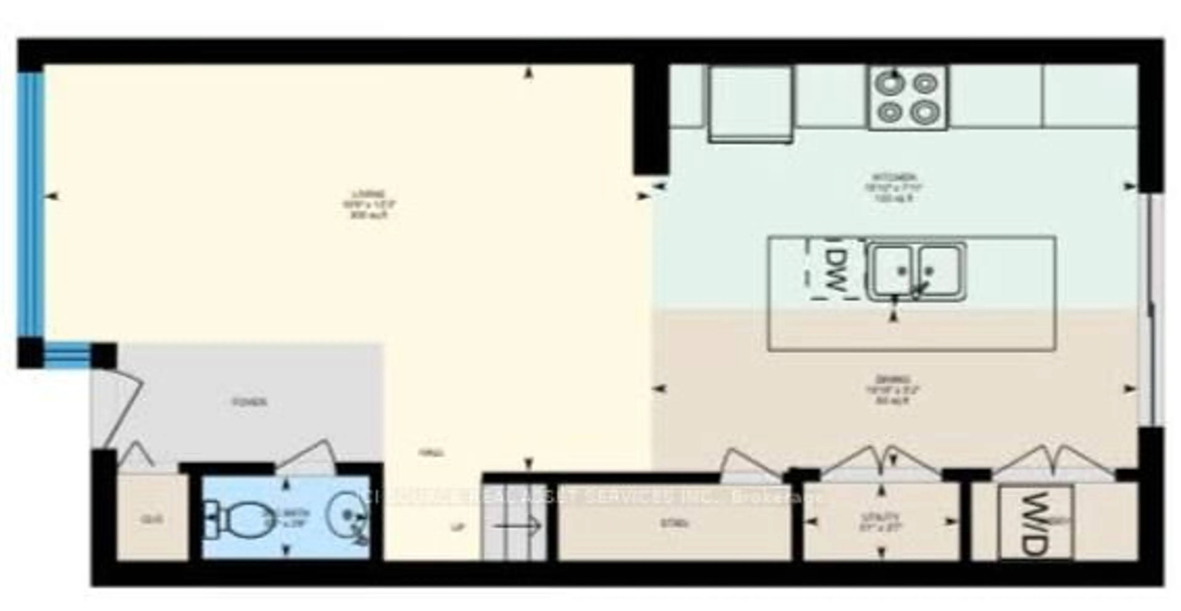 Floor plan for 1 Place D'armes #55, Kingston Ontario K7K 6S3