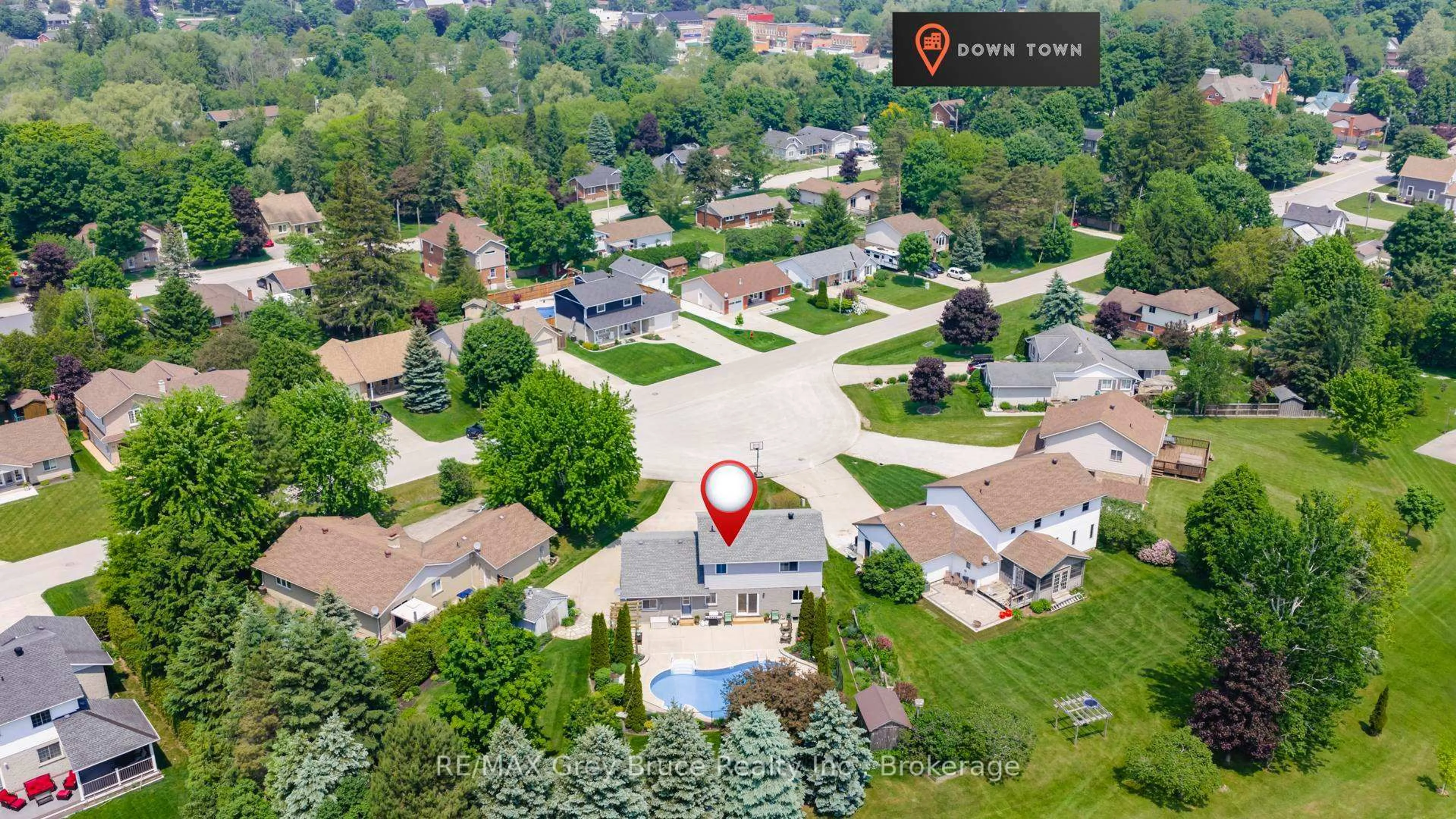 A pic from outside/outdoor area/front of a property/back of a property/a pic from drone, street for 67 JOHN St, Arran-Elderslie Ontario N0H 2N0