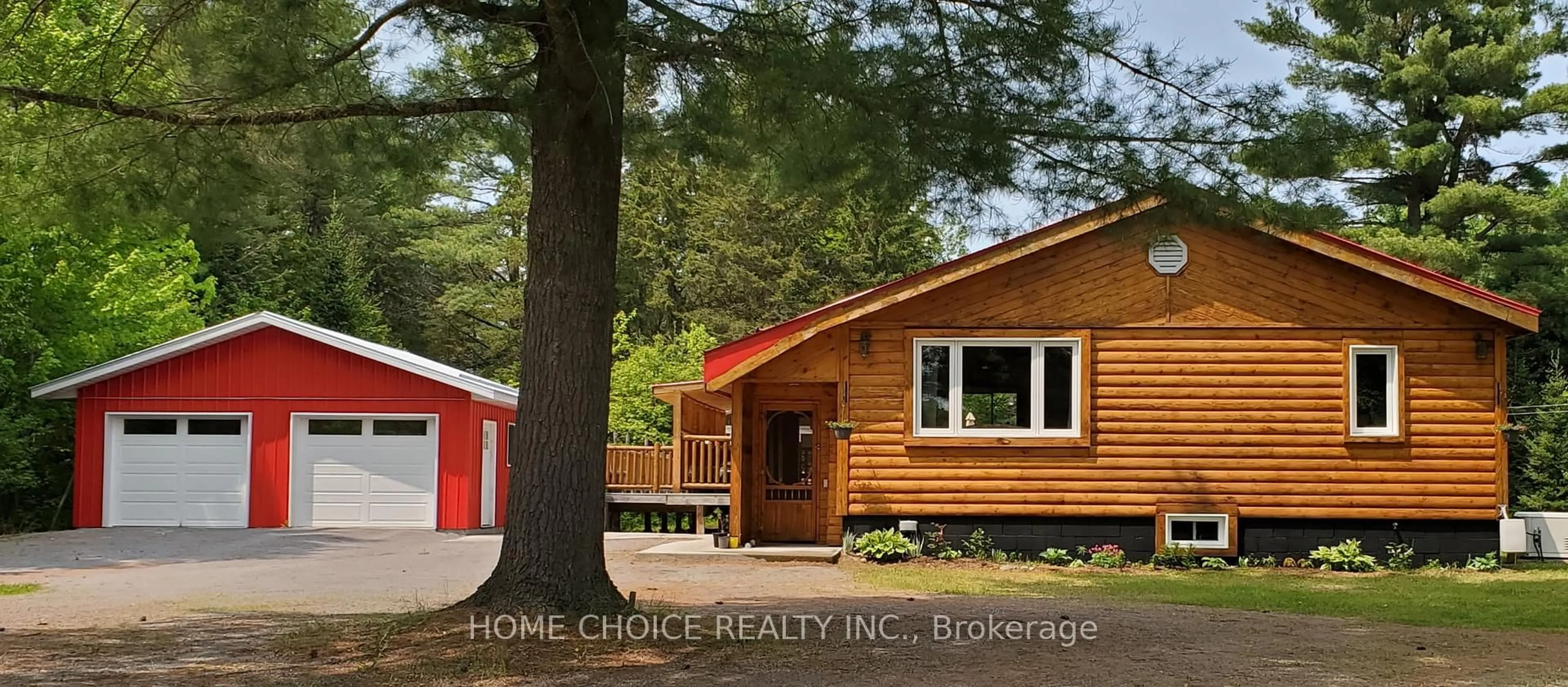 Home with vinyl exterior material, street for 1190 North Baptiste Lake Rd, Maynooth Ontario K0L 2S0