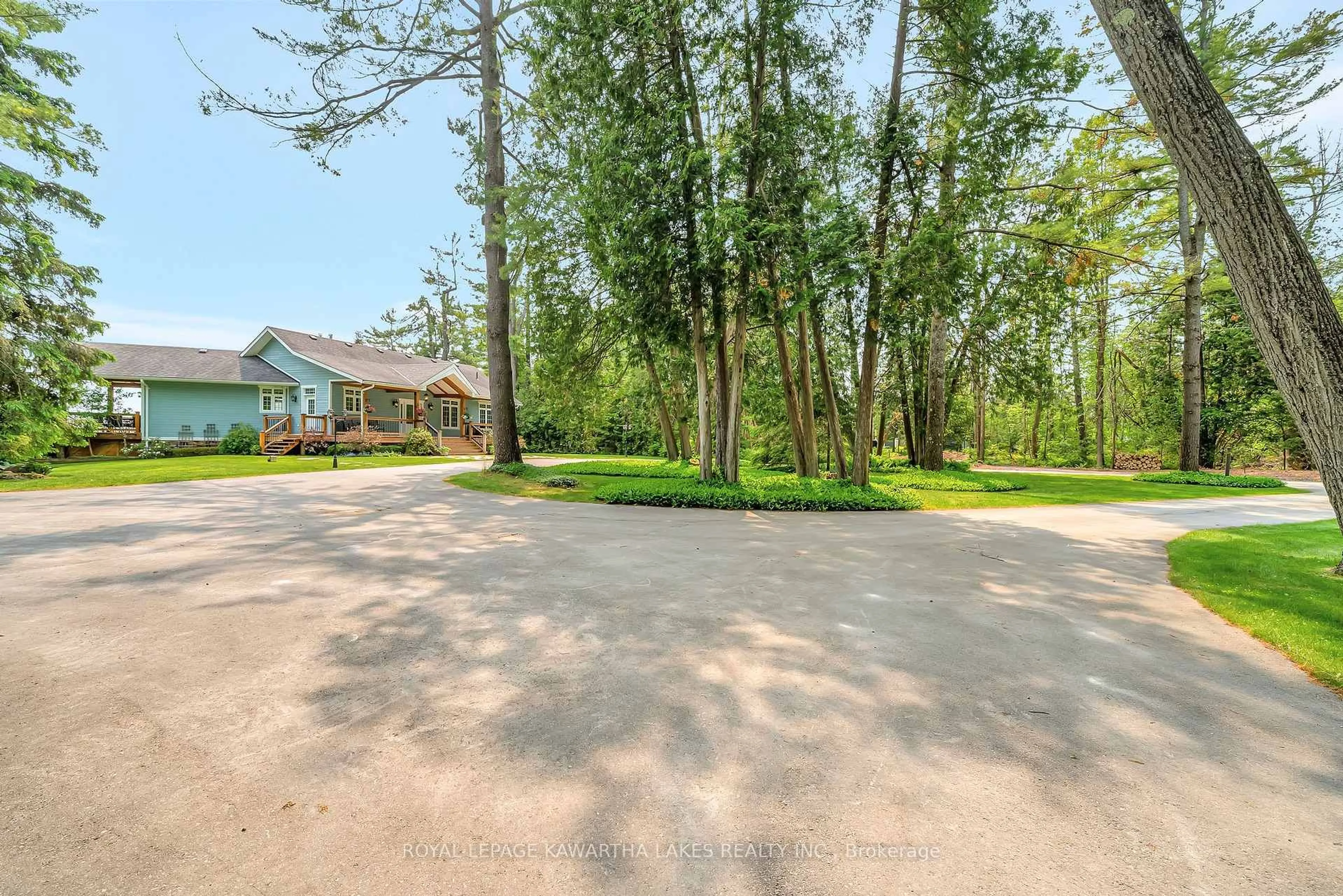 A pic from outside/outdoor area/front of a property/back of a property/a pic from drone, unknown for 1484 County Road 8, Kawartha Lakes Ontario K0M 1N0