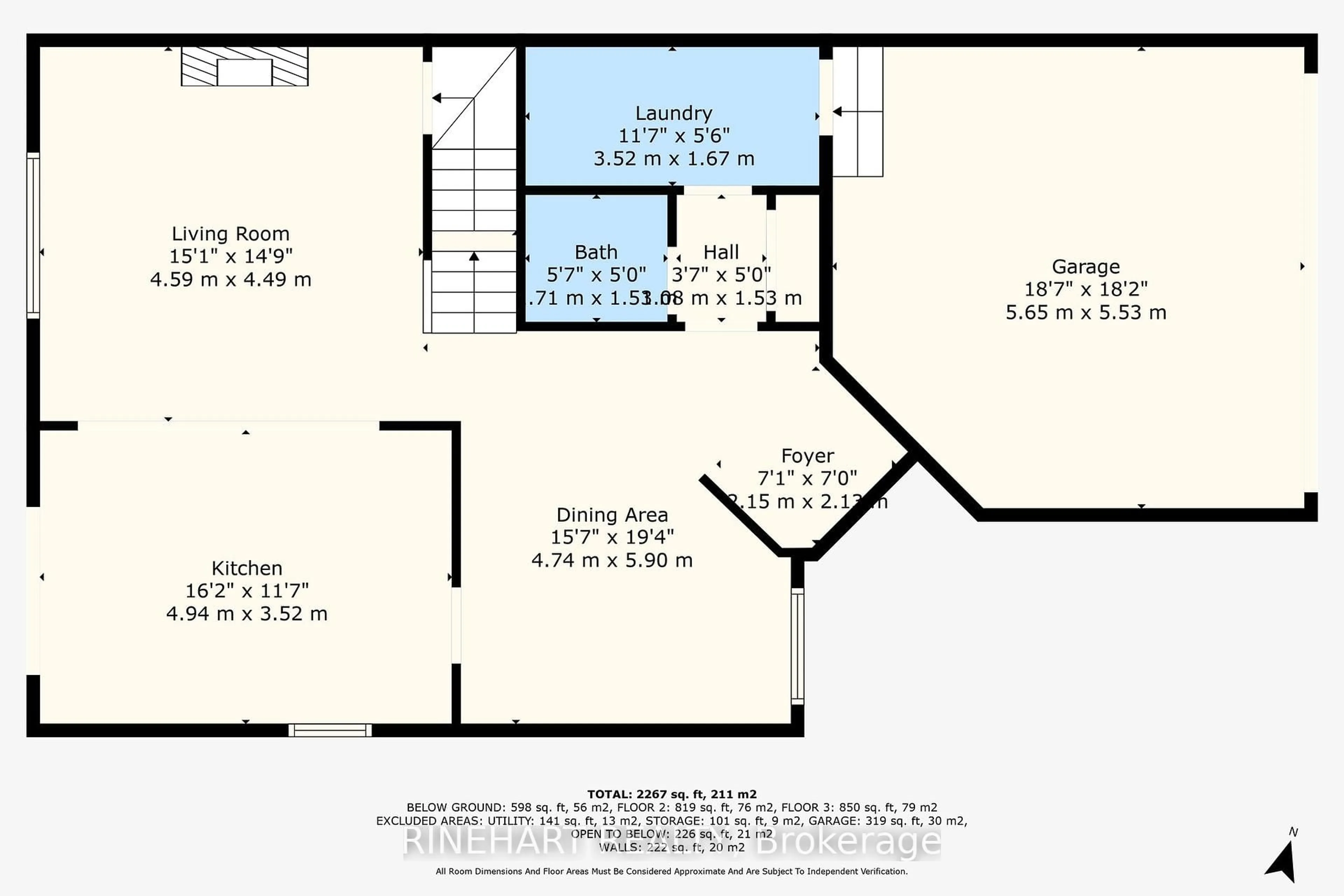 Floor plan for 1152 Fogerty St, London North Ontario N5X 4P3