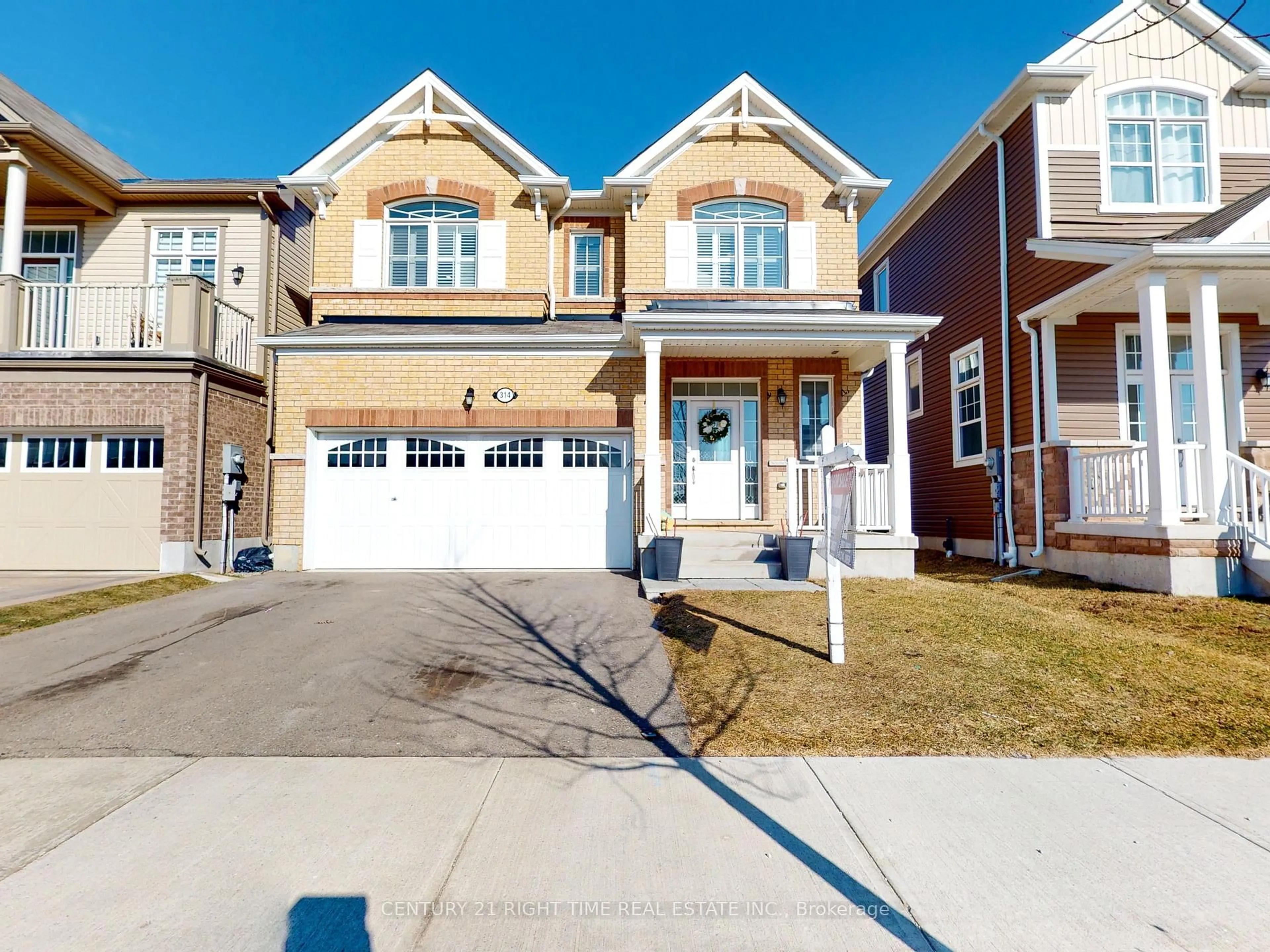 Home with brick exterior material, street for 314 Grovehill Cres, Kitchener Ontario N2R 0K2