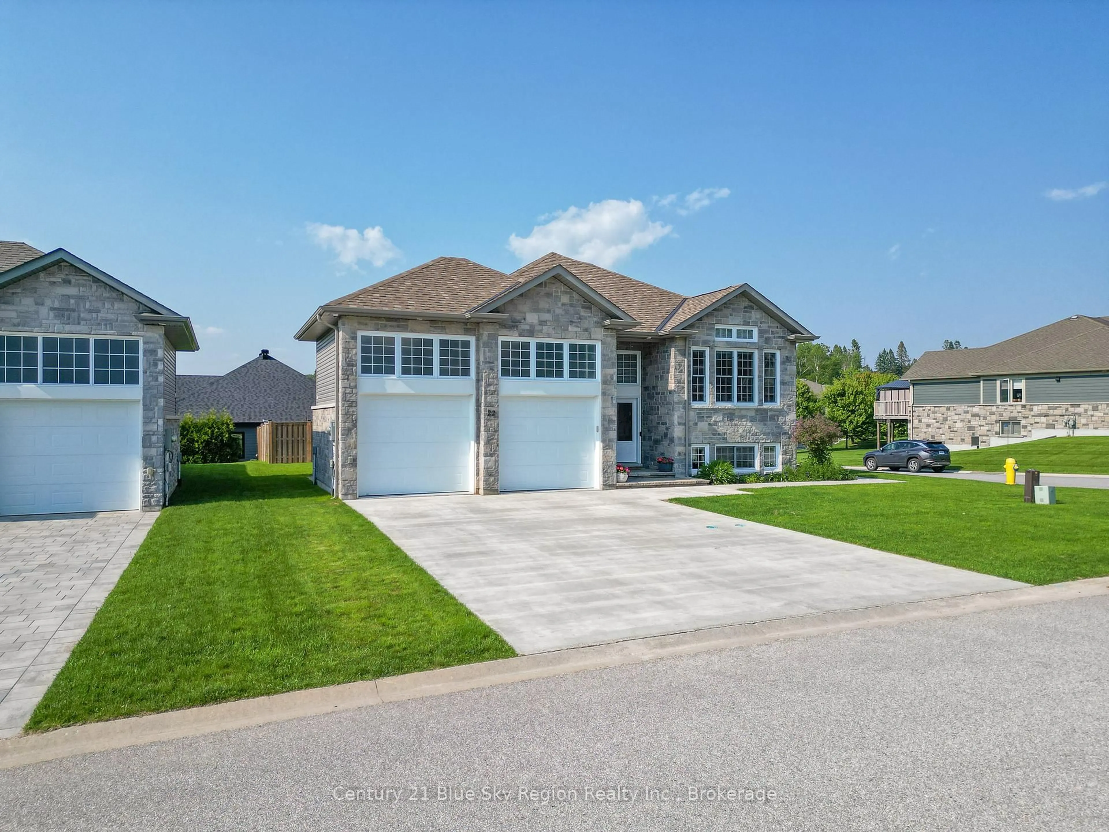 Home with brick exterior material, street for 22 Mapleridge Dr, North Bay Ontario P1C 0B5
