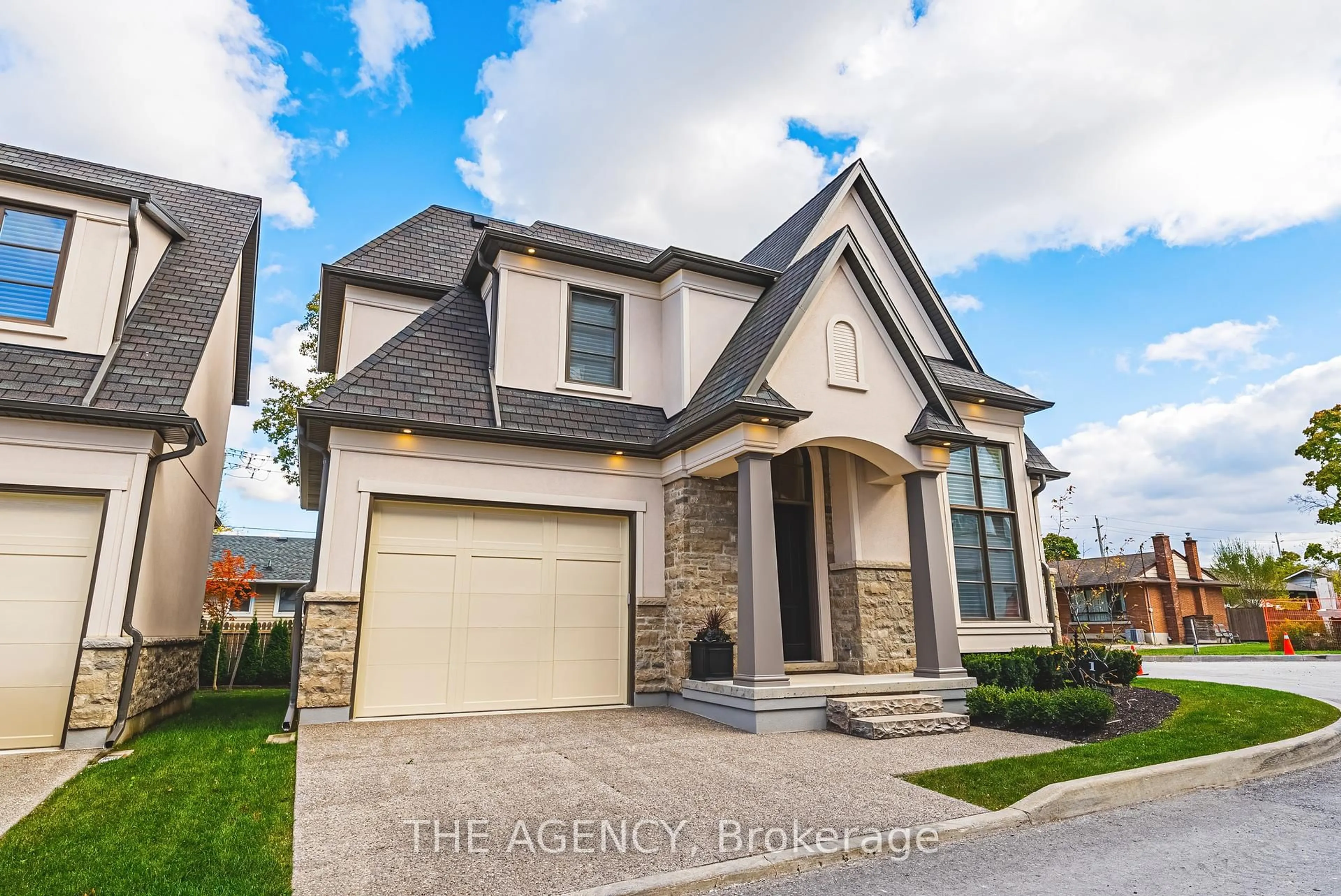 Home with brick exterior material, street for 1 Arbourvale Common, St. Catharines Ontario L2T 0A6