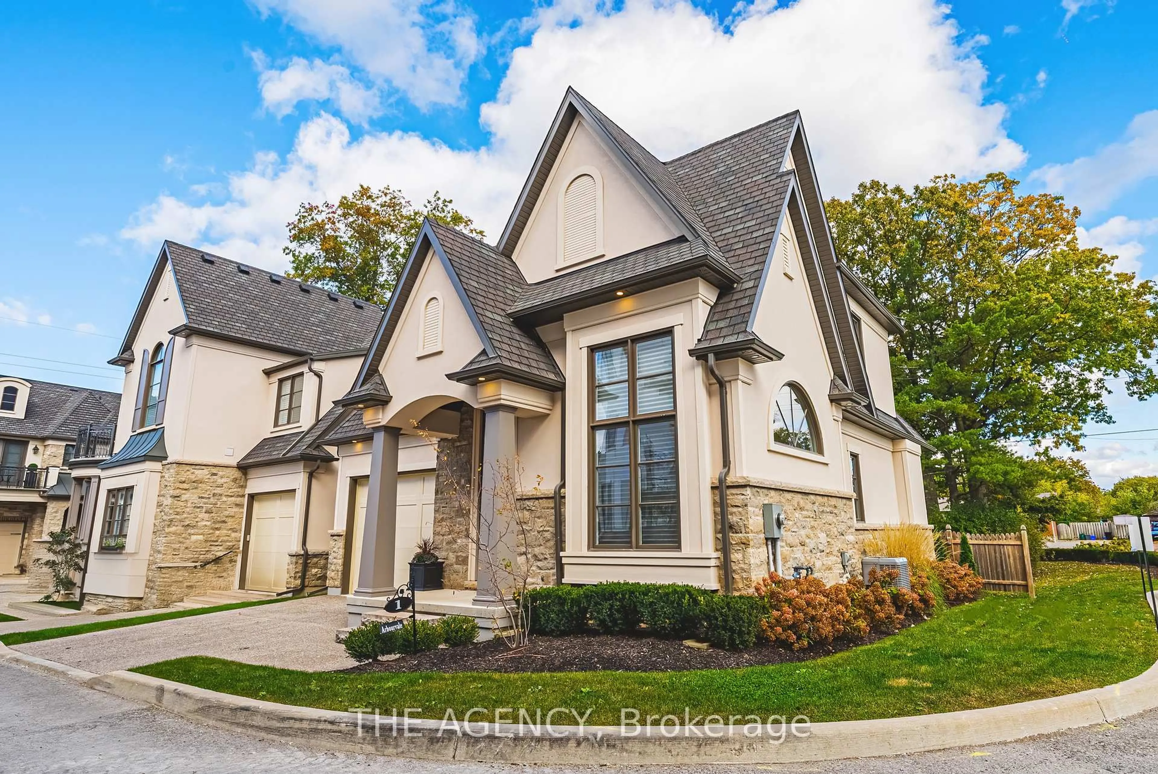 Home with brick exterior material, street for 1 Arbourvale Common, St. Catharines Ontario L2T 0A6