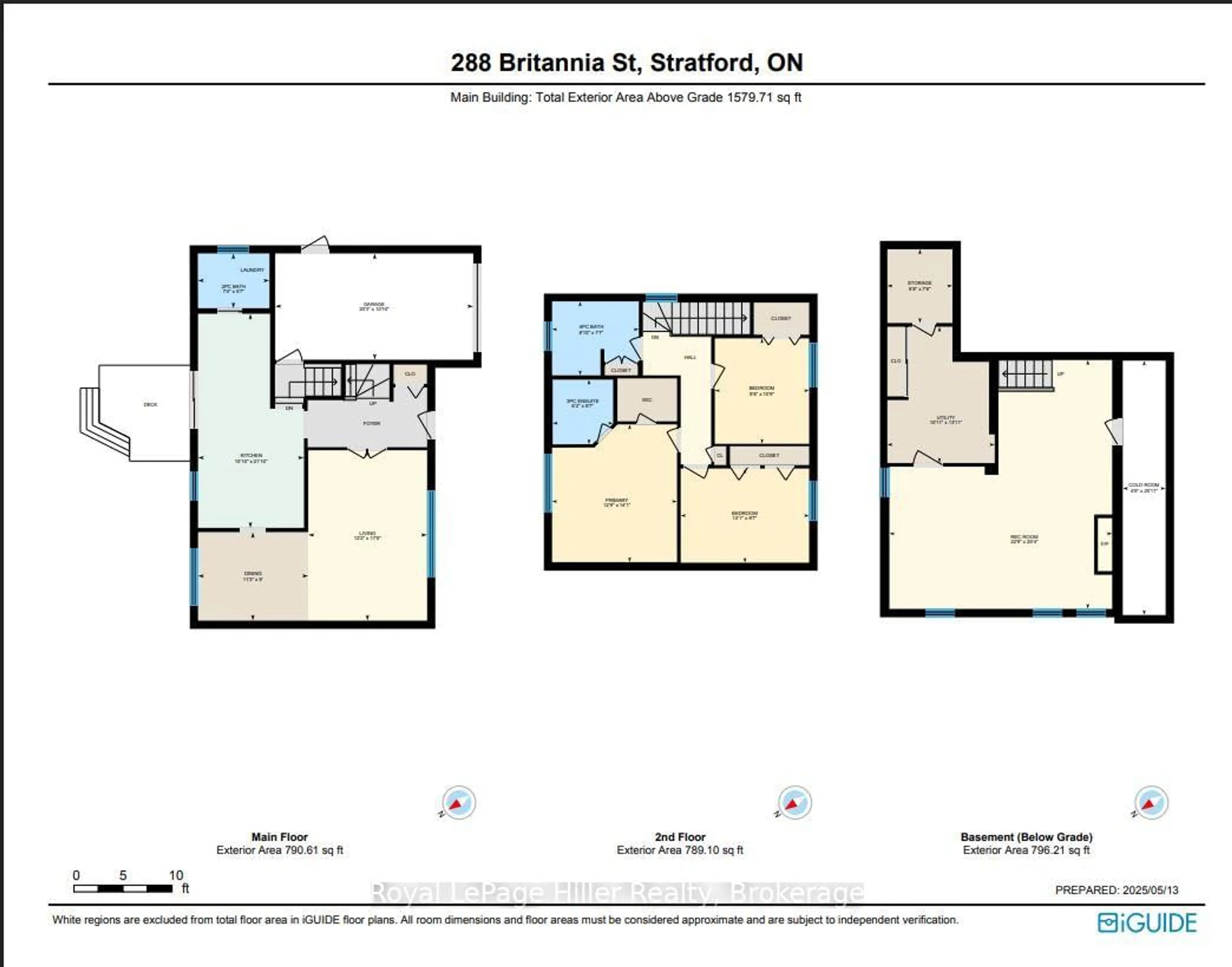 Floor plan for 288 Britannia St, Stratford Ontario N5A 5Z8
