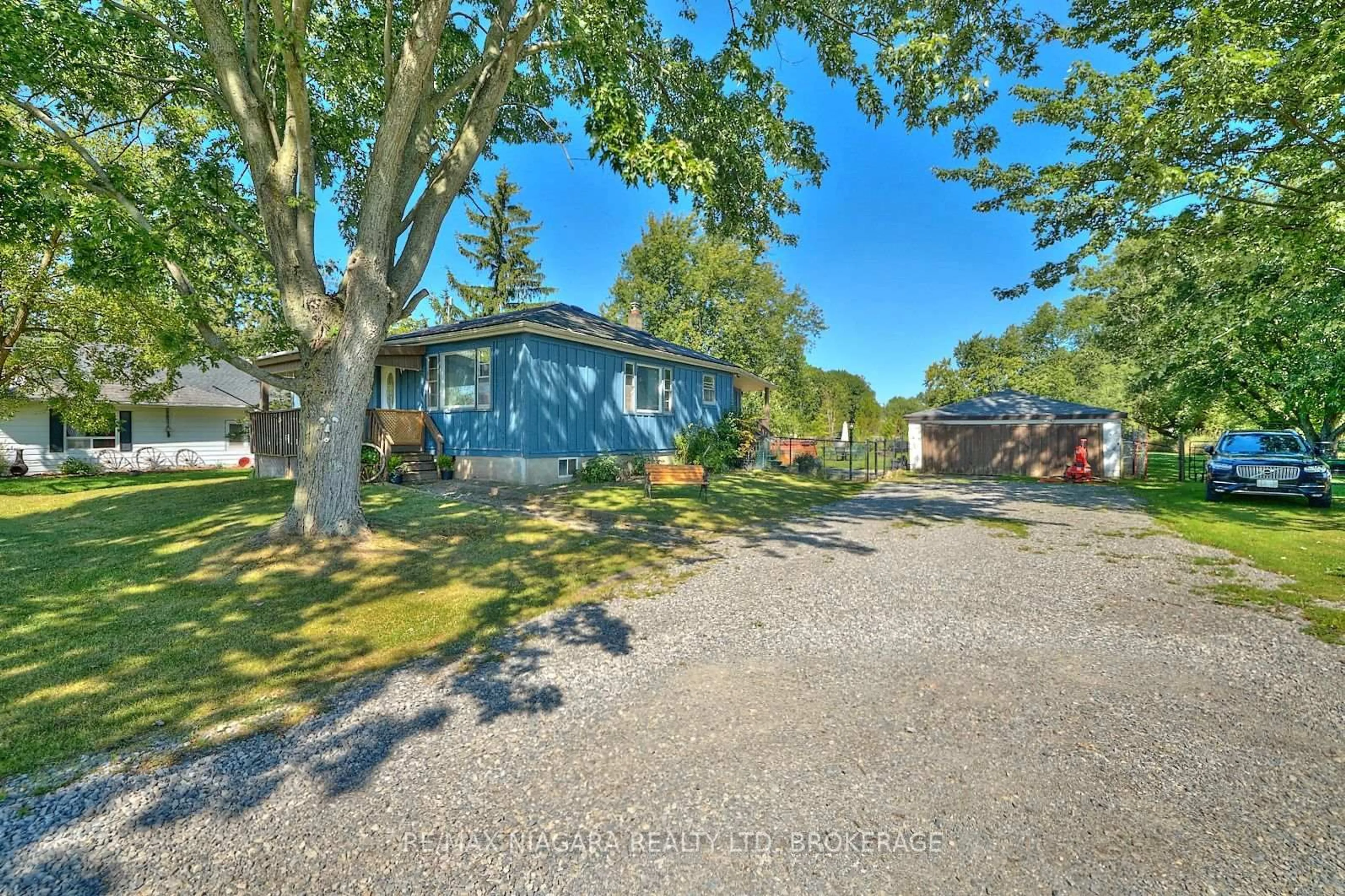 A pic from outside/outdoor area/front of a property/back of a property/a pic from drone, water/lake/river/ocean view for 40252 Forks Rd, Wainfleet Ontario L0S 1V0