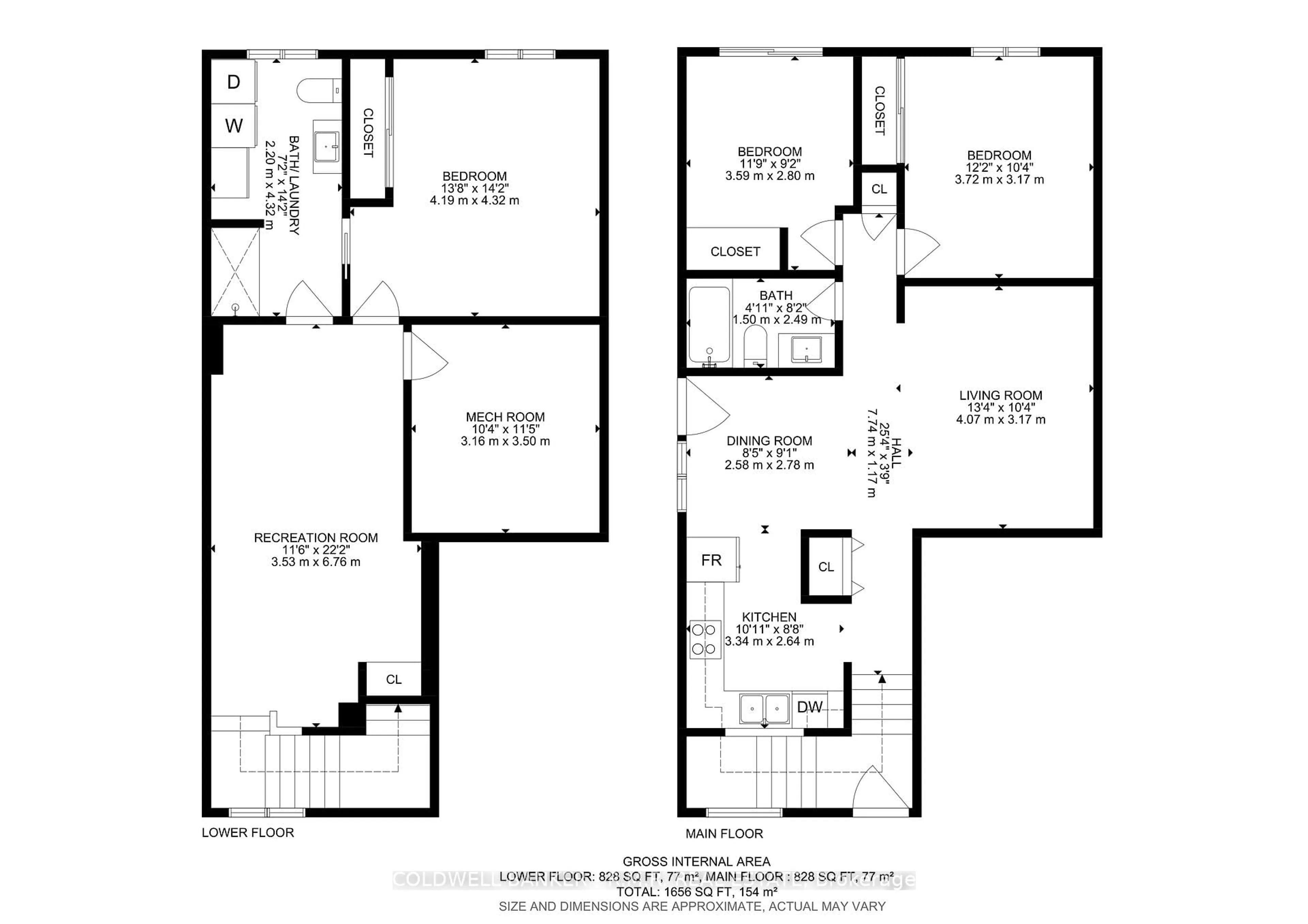 Floor plan for 813 Battell Crt, Cobourg Ontario K9A 5R7