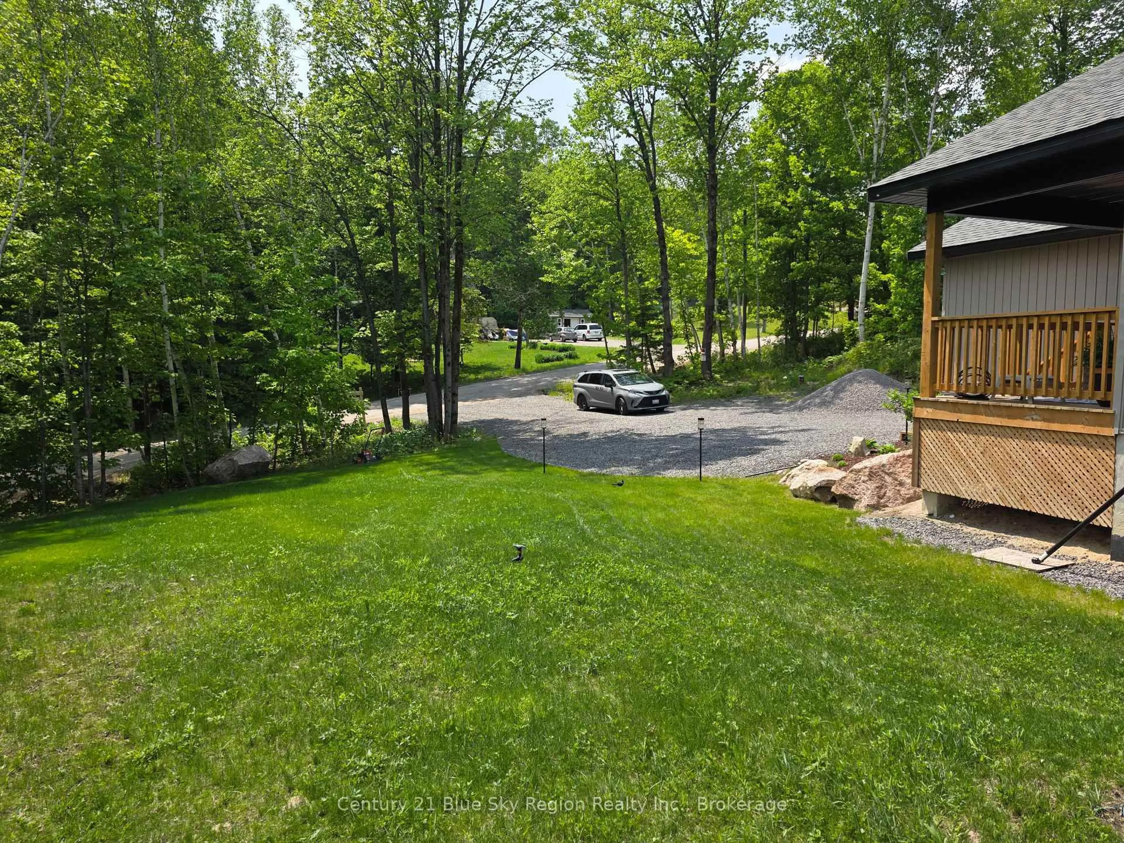 A pic from outside/outdoor area/front of a property/back of a property/a pic from drone, forest/trees view for 104 GREENWOOD Dr, Bonfield Ontario P0H 1E0
