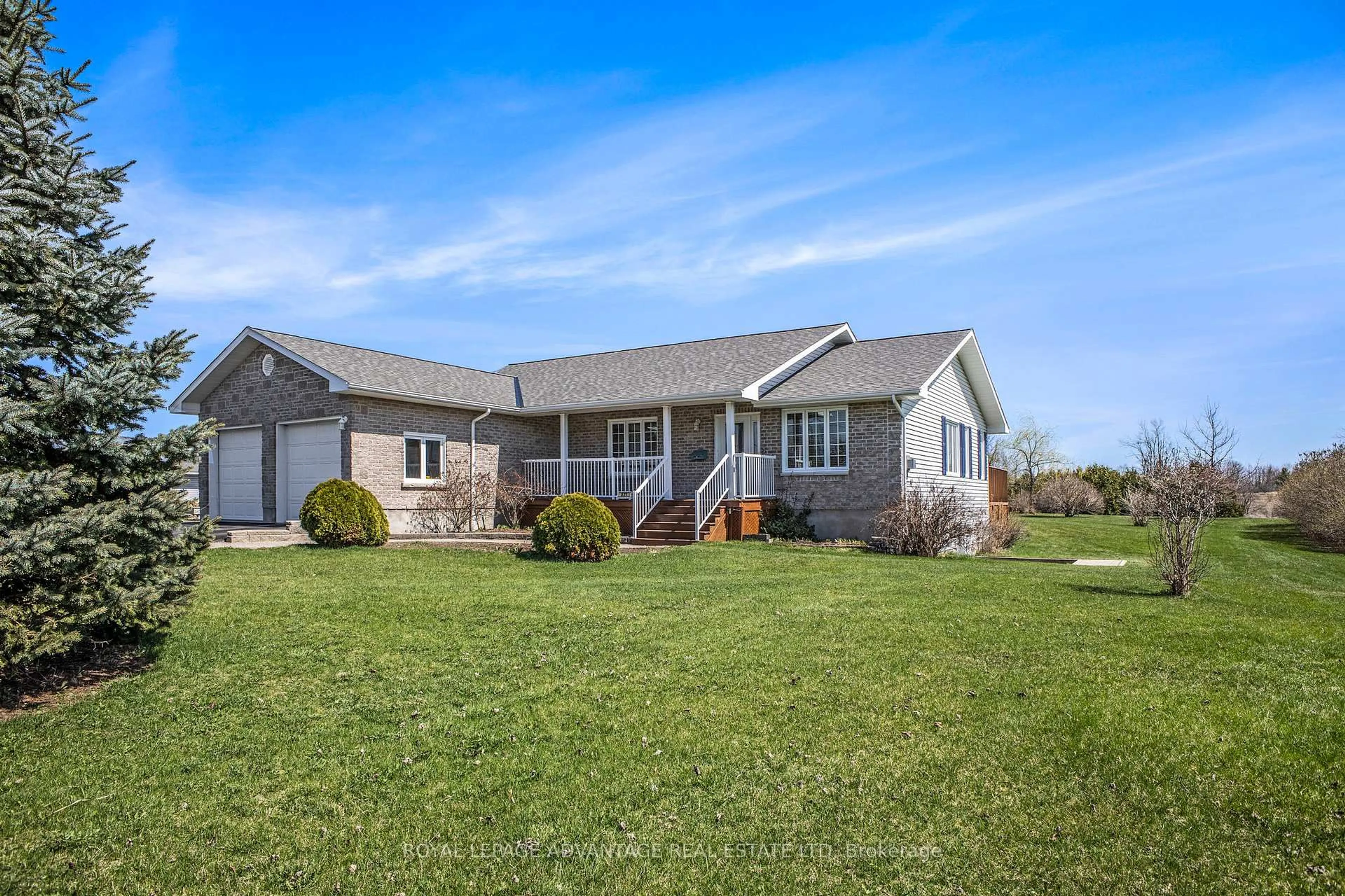 A pic from outside/outdoor area/front of a property/back of a property/a pic from drone, water/lake/river/ocean view for 521 Crain Dr, Perth Ontario K7H 3C9