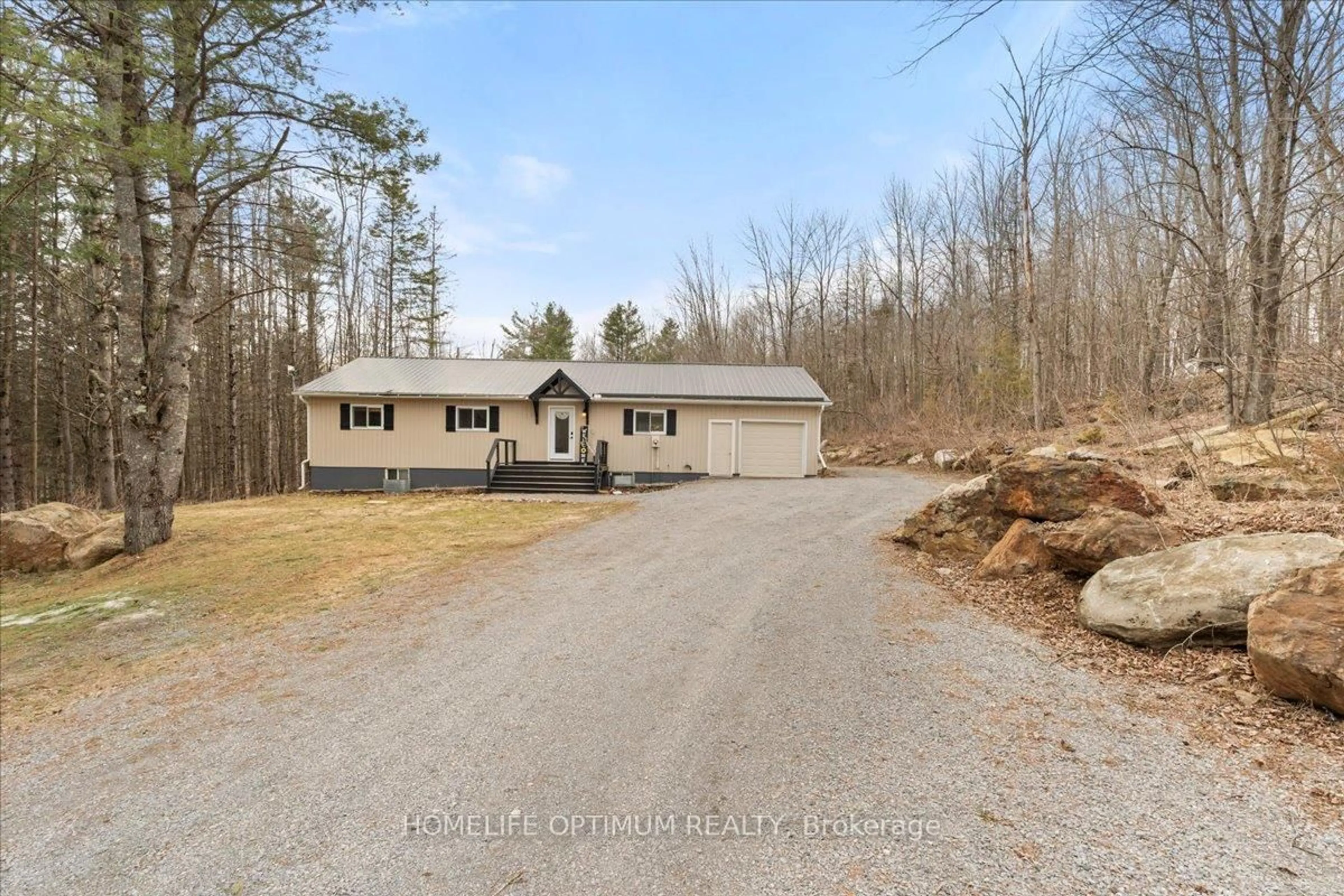 A pic from outside/outdoor area/front of a property/back of a property/a pic from drone, unknown for 909 HARTS Rd, Madoc Ontario K0K 2K0