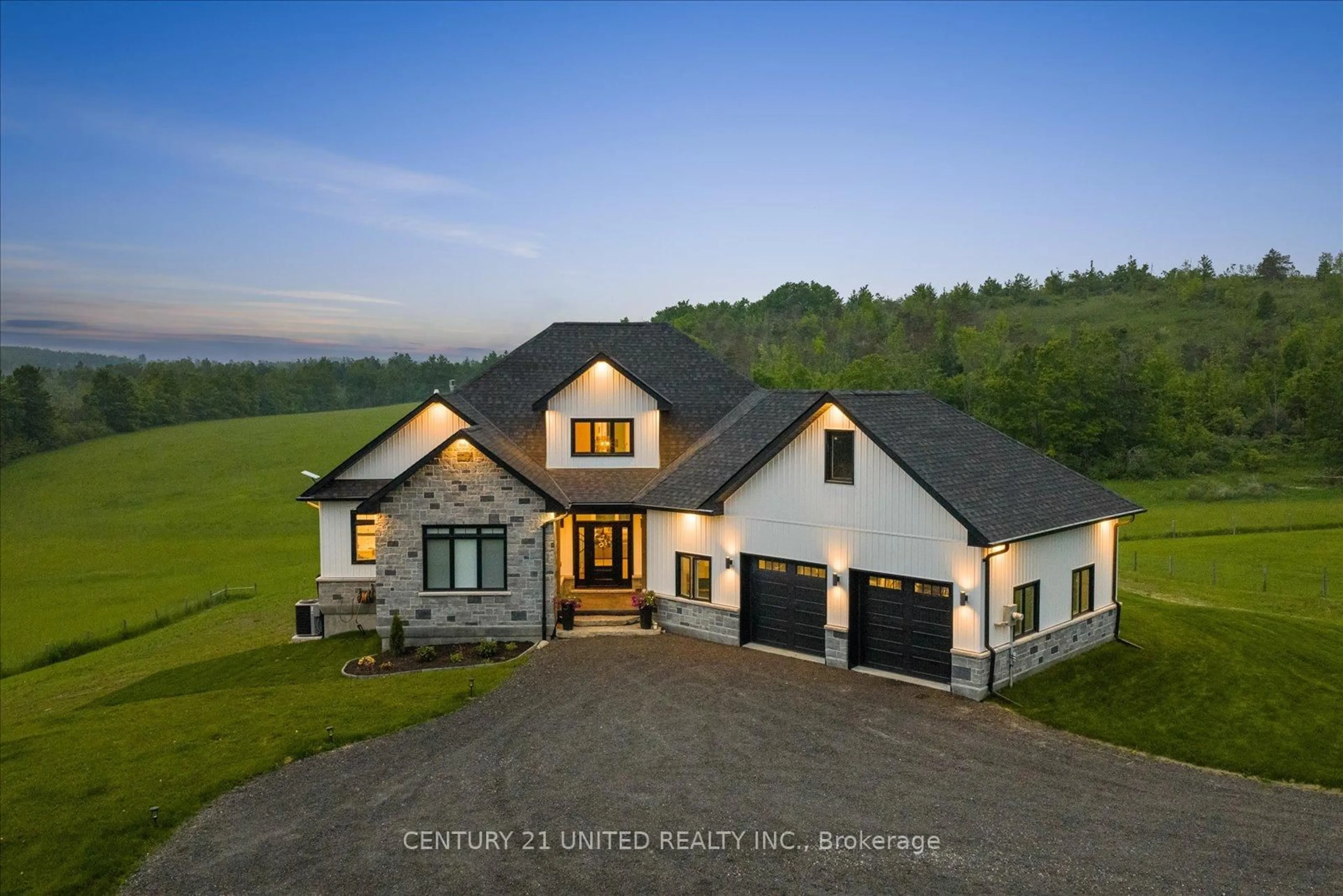 A pic from outside/outdoor area/front of a property/back of a property/a pic from drone, unknown for 2580 Jones Quarter Line, Cavan Monaghan Ontario K0L 2W0