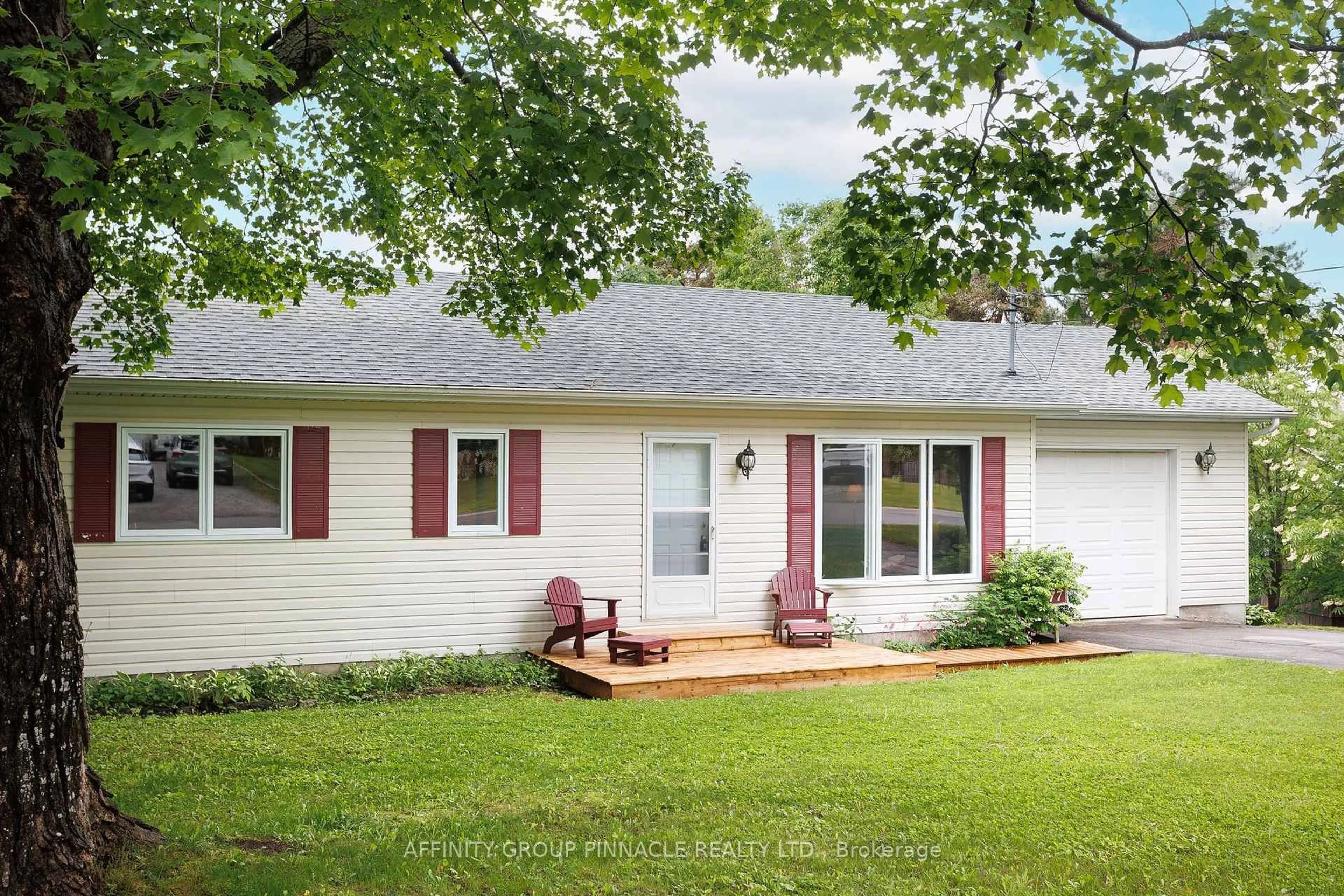 Home with vinyl exterior material, street for 77 Concession Rd, Kawartha Lakes Ontario K0M 1N0
