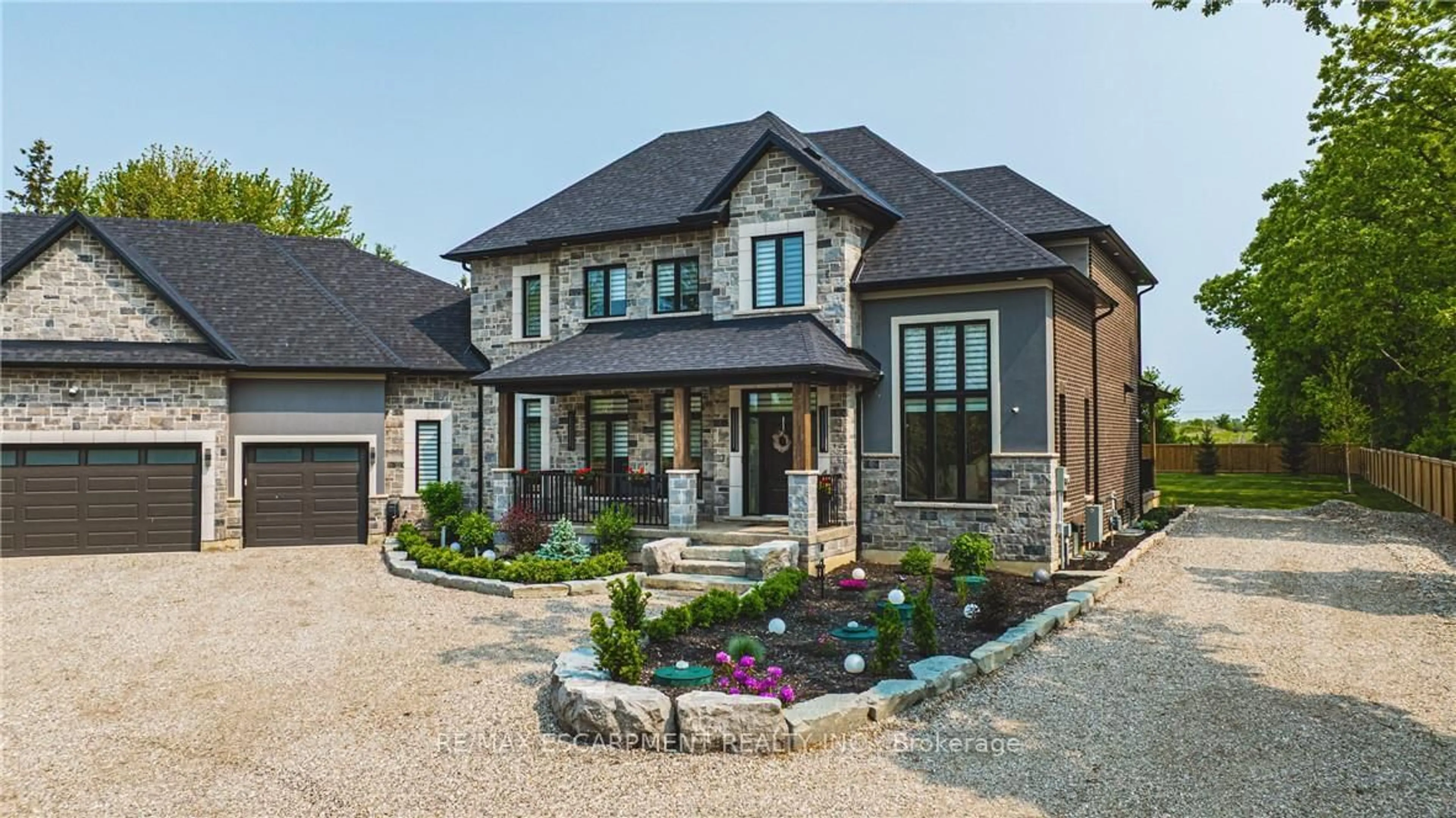 Home with brick exterior material, street for 8378 Chippewa Rd, Hamilton Ontario L0R 1W0