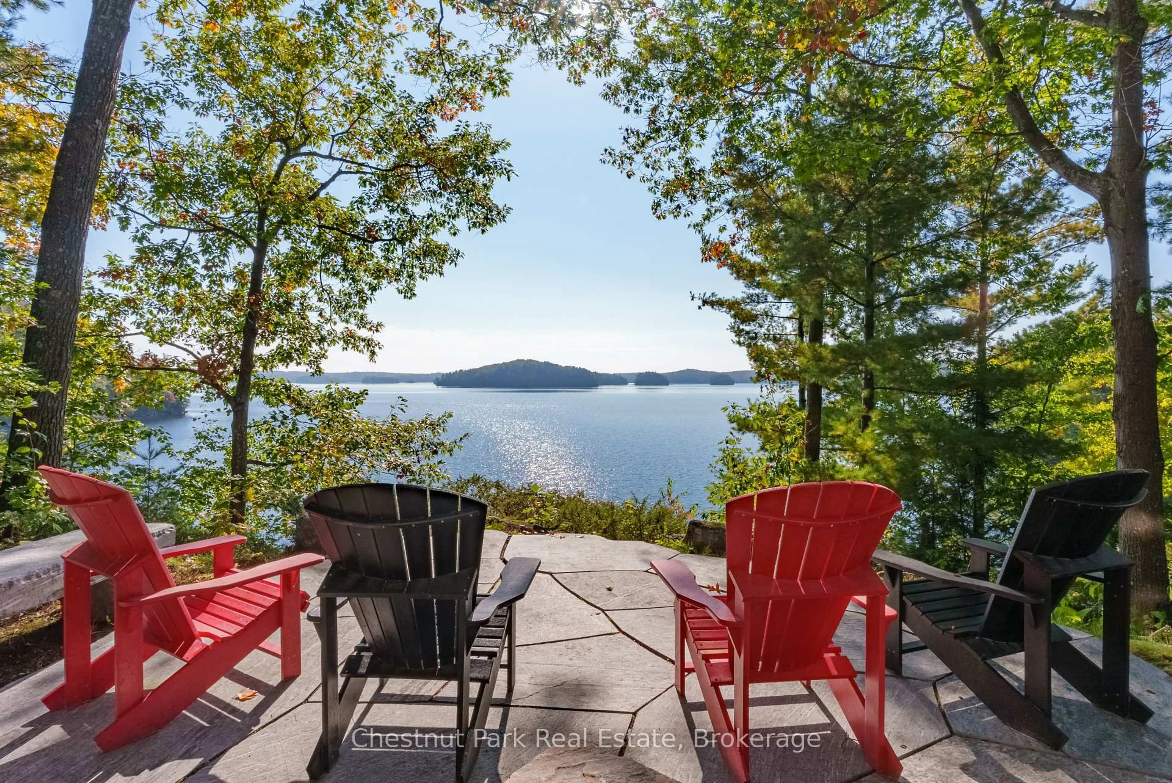 Patio, water/lake/river/ocean view for 0 Roberts Island, Muskoka Lakes Ontario P0B 1M0