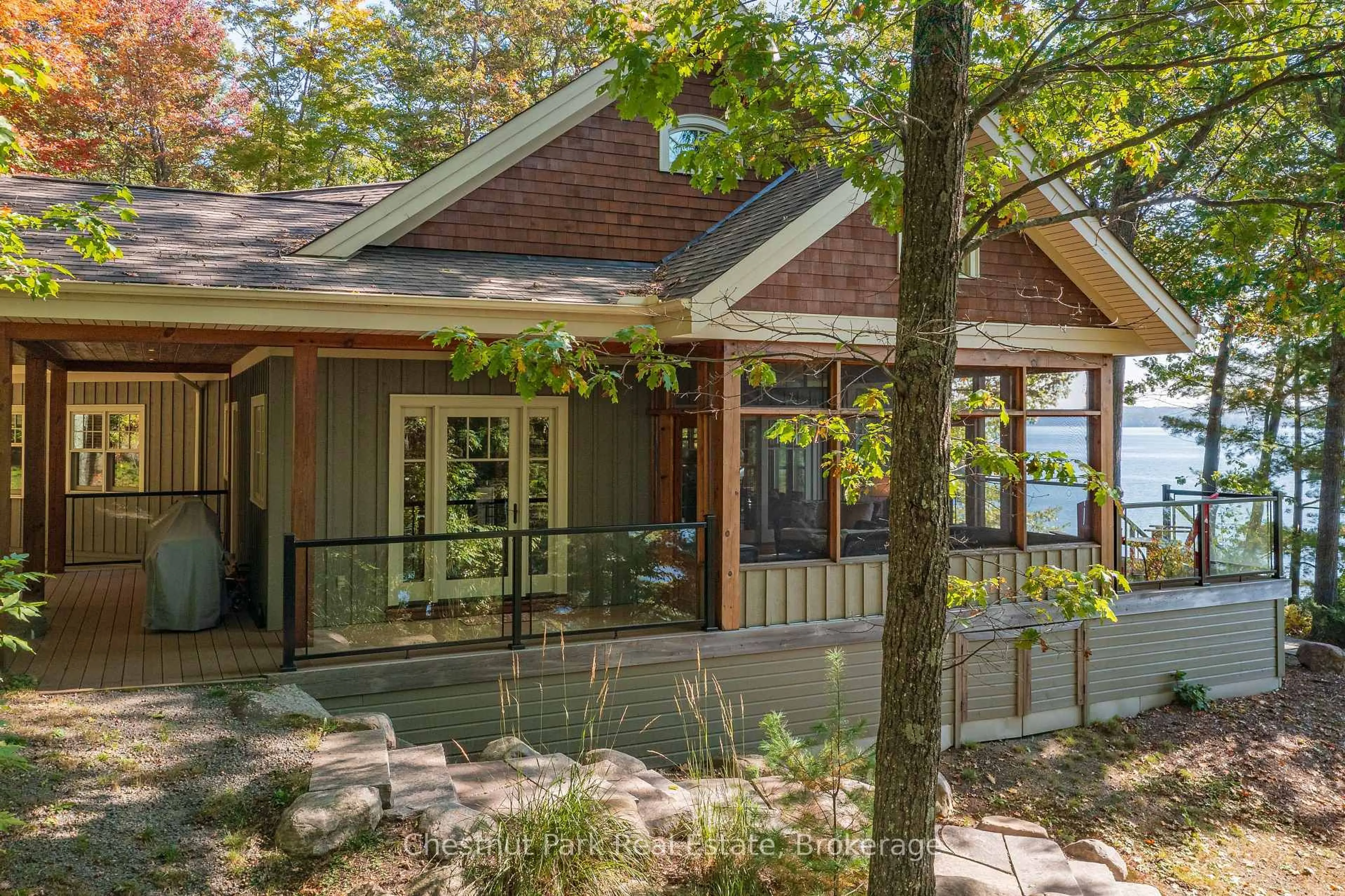 Home with brick exterior material, unknown for 0 Roberts Island, Muskoka Lakes Ontario P0B 1M0