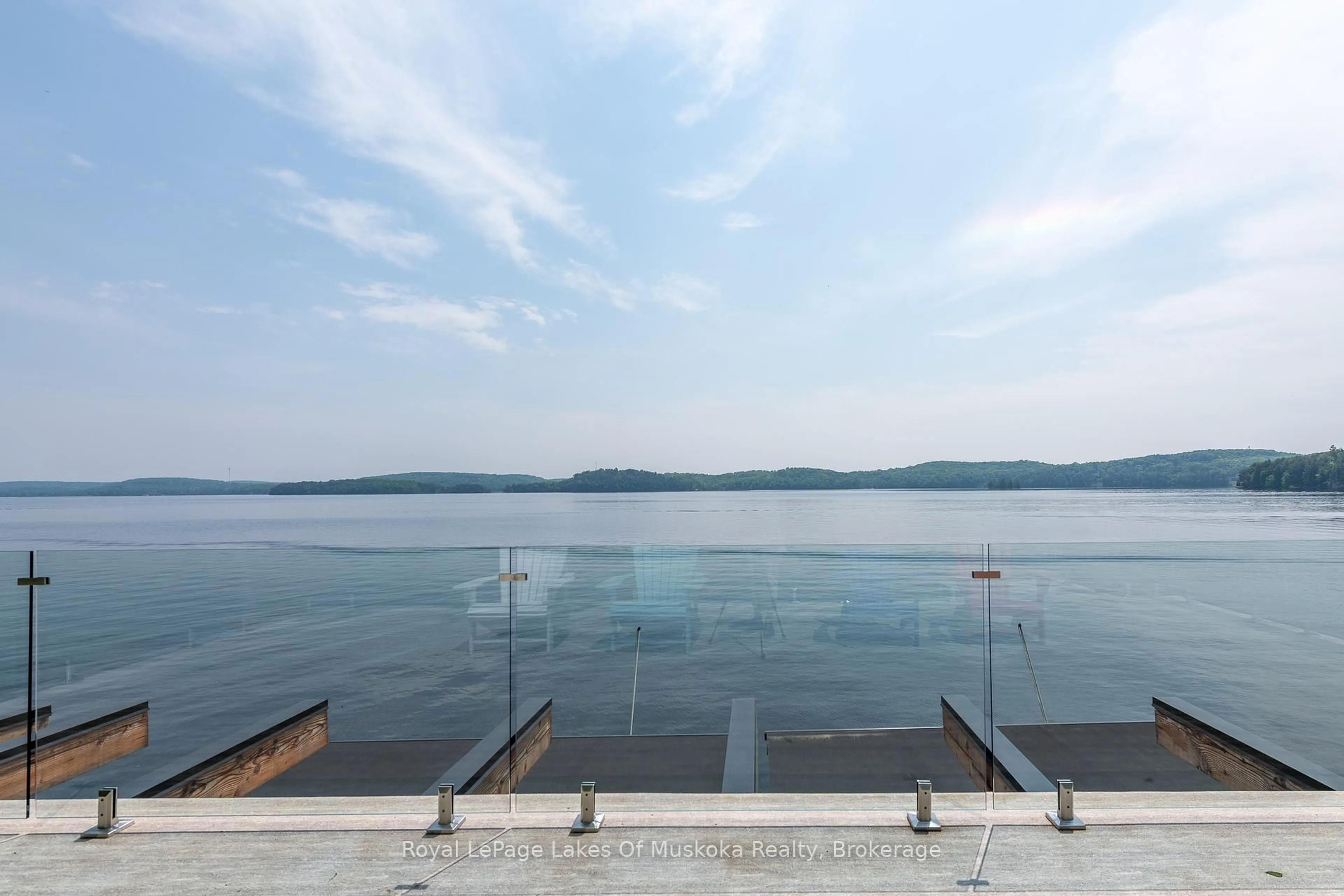 Patio, water/lake/river/ocean view for 484 Big Island, Huntsville Ontario P1H 2J3