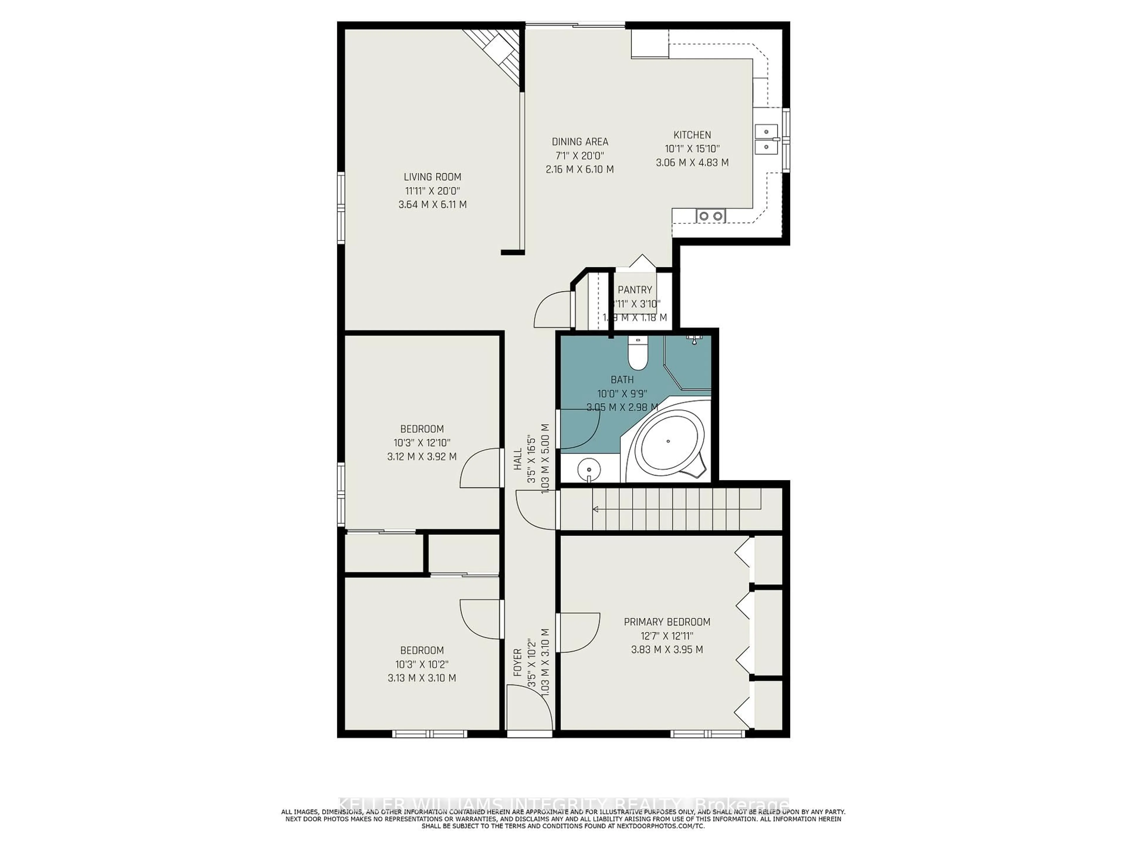 Floor plan for 1384 Chatelain Ave, Ottawa Ontario K1Z 8A8