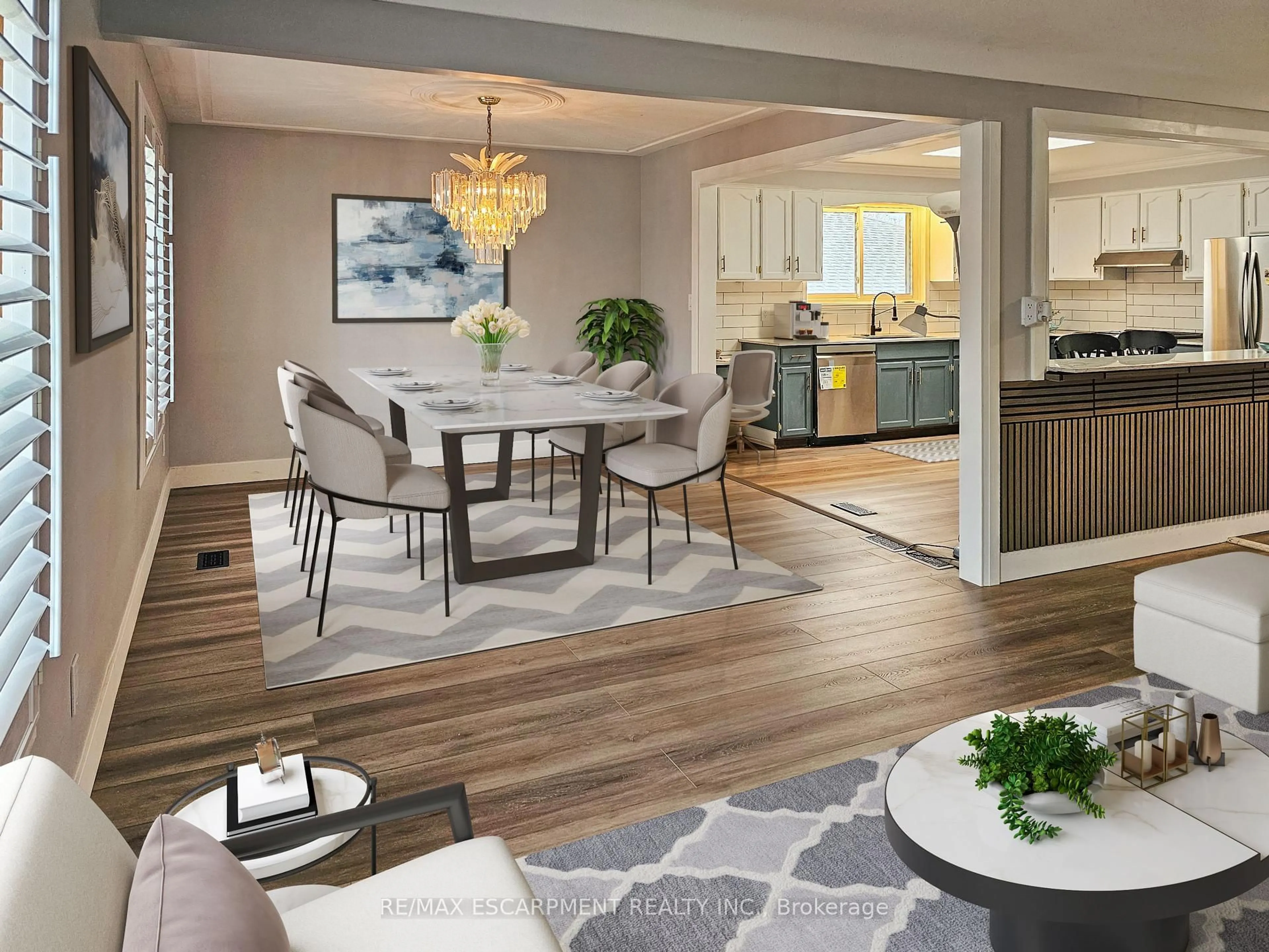 Open concept kitchen, unknown for 332-1/2 Grantham Ave, St. Catharines Ontario L2M 5A6