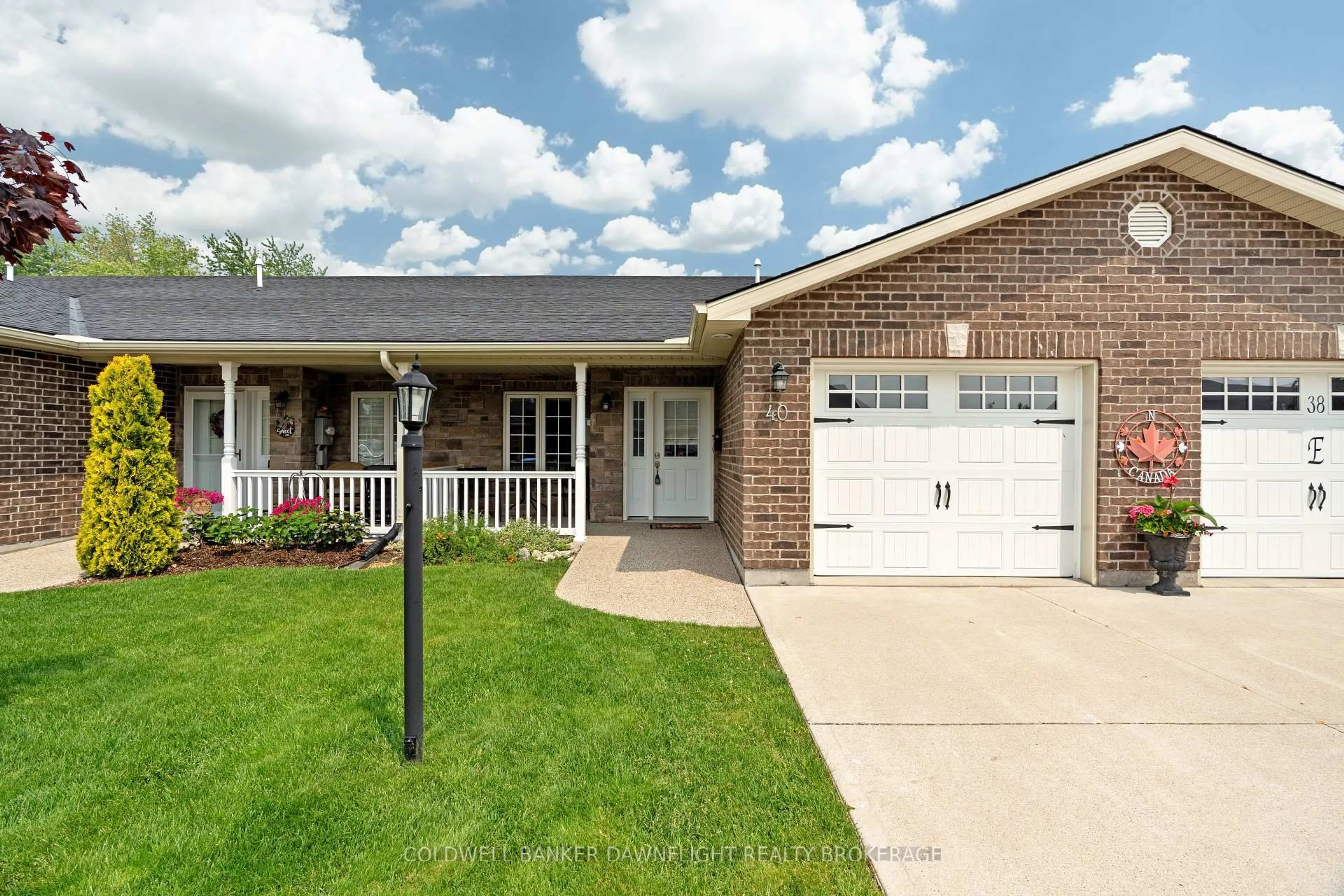 Home with brick exterior material, street for 40 Devon Dr, South Huron Ontario N0M 1S3