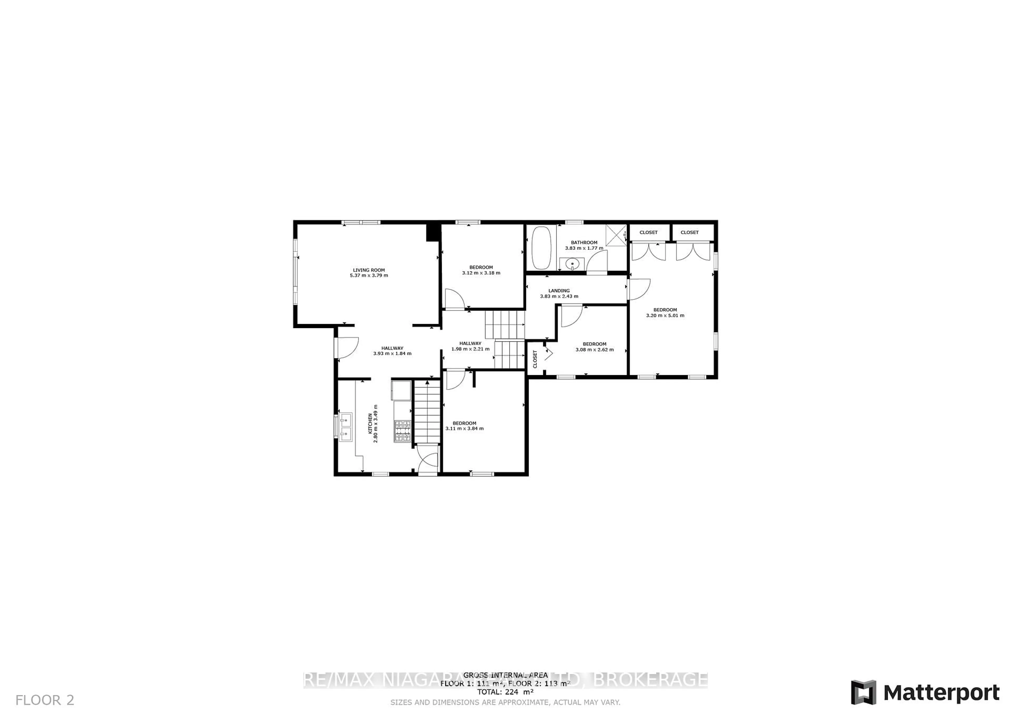 Floor plan for 113 Linwood Ave, Port Colborne Ontario L3K 5J8