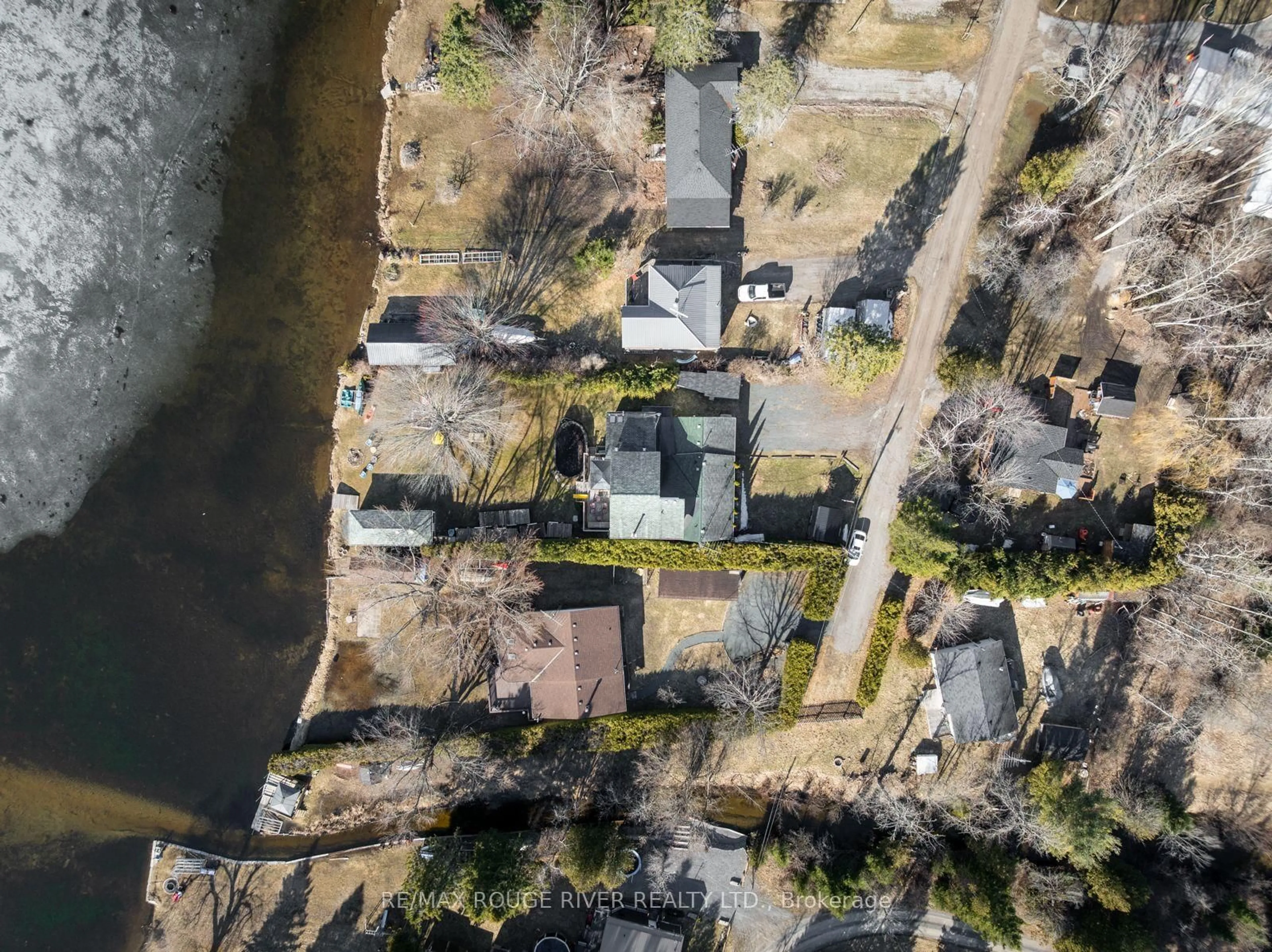 A pic from outside/outdoor area/front of a property/back of a property/a pic from drone, water/lake/river/ocean view for 1551 I Reynolds Rd, Trent Hills Ontario K0L 1L0