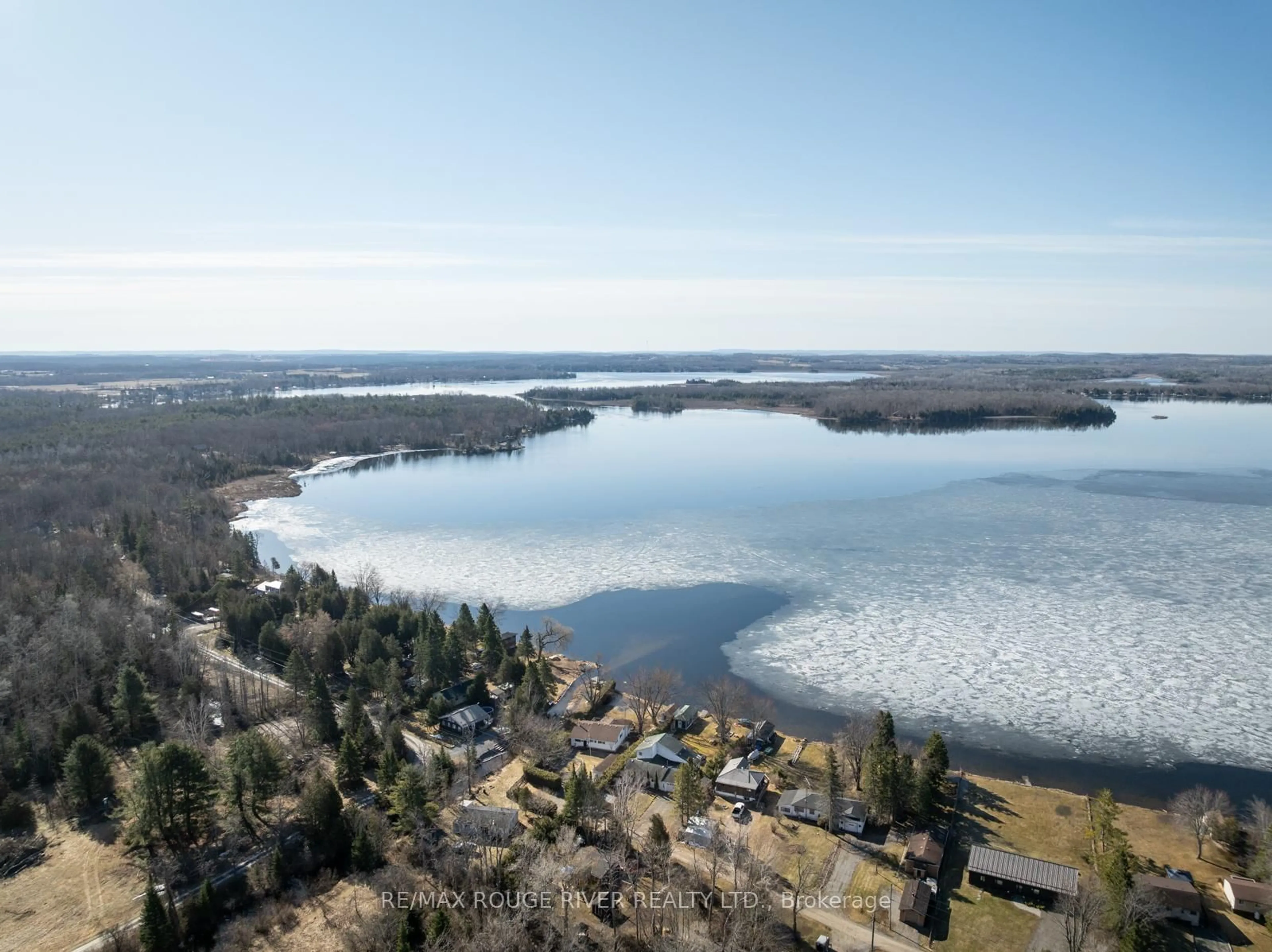 A pic from outside/outdoor area/front of a property/back of a property/a pic from drone, water/lake/river/ocean view for 1551 I Reynolds Rd, Trent Hills Ontario K0L 1L0