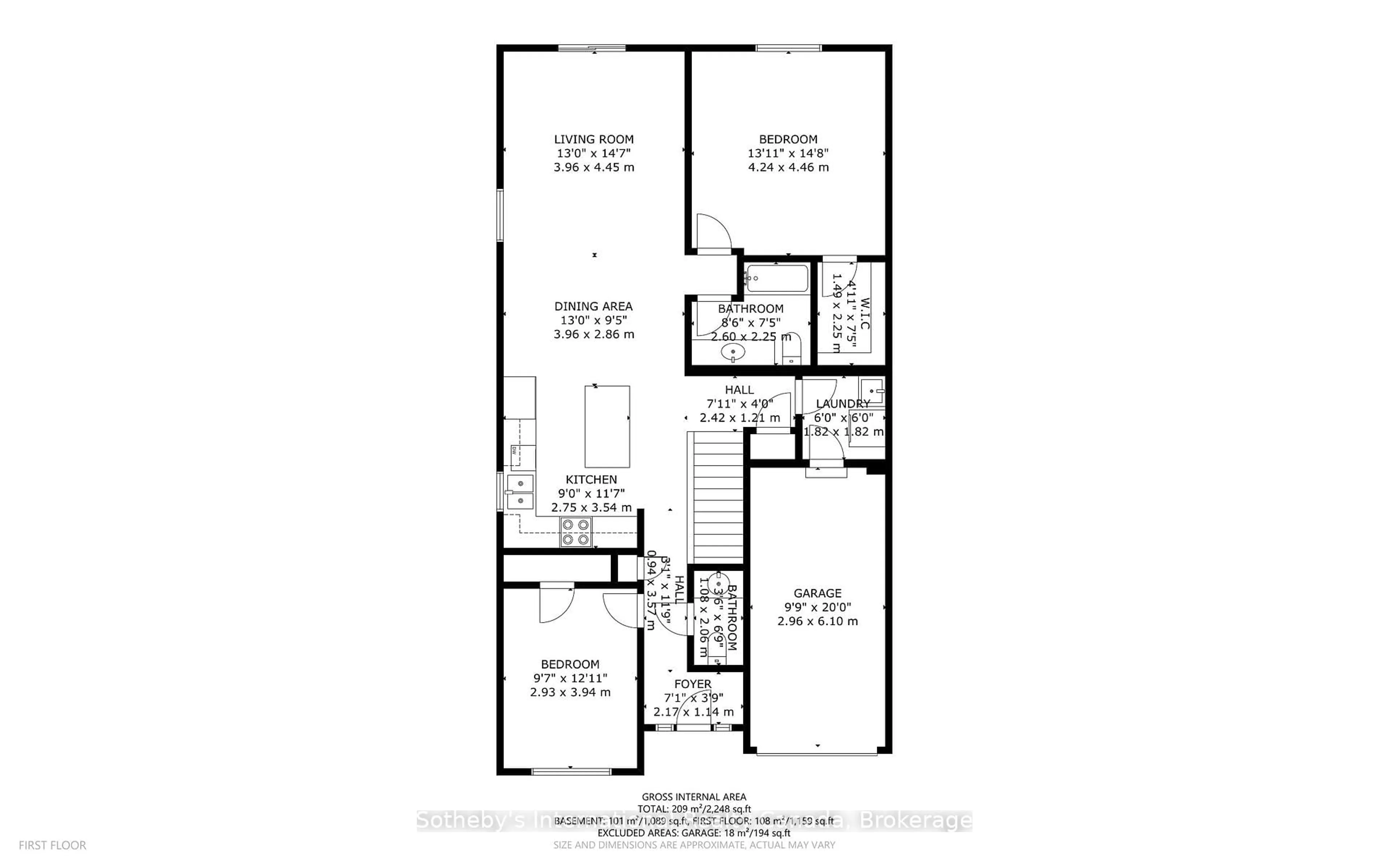 Floor plan for 550 GREY St #6, Brantford Ontario N3S 0C4