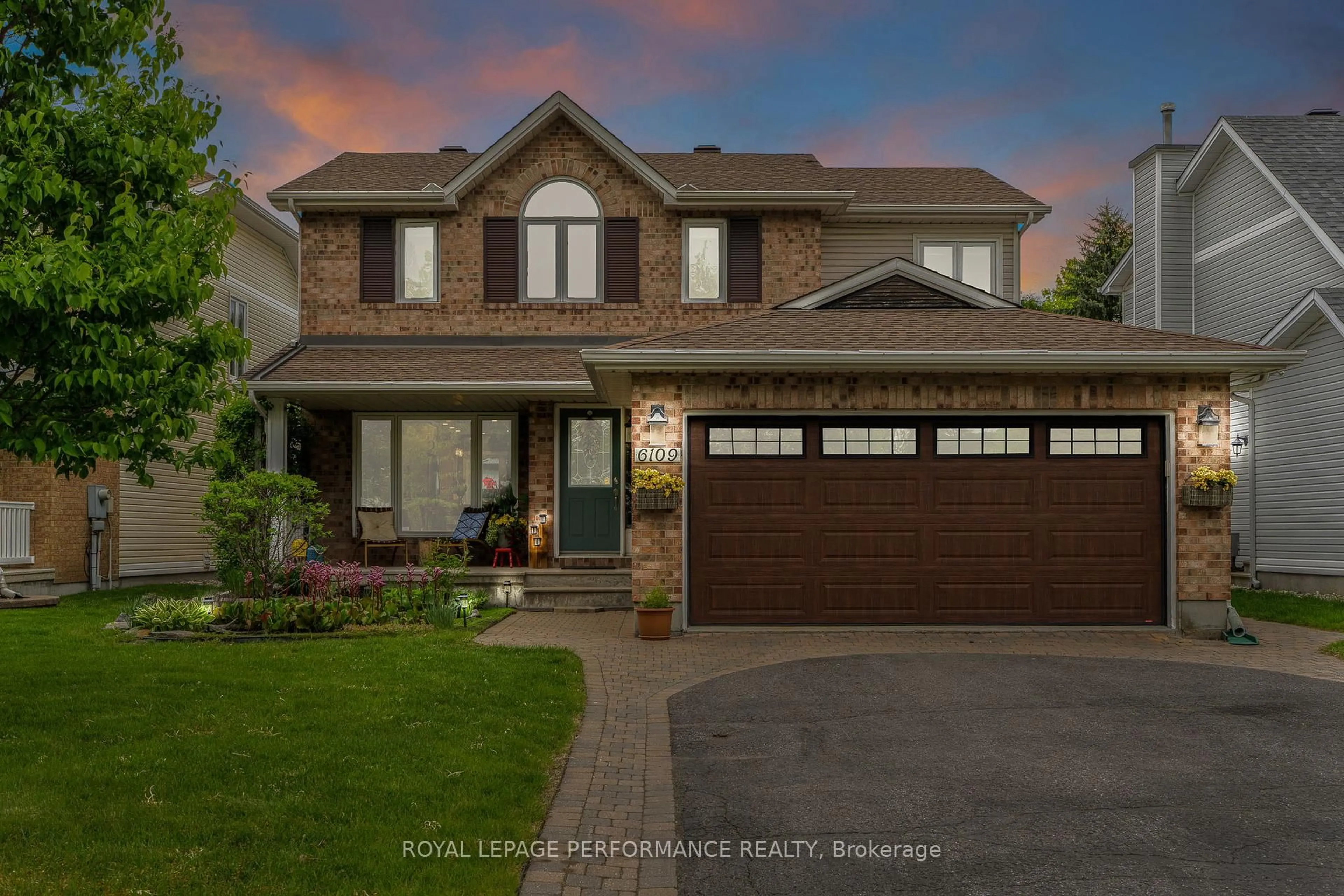 Home with brick exterior material, street for 6109 Creek Crossing St, Orleans Ontario K1W 1E3