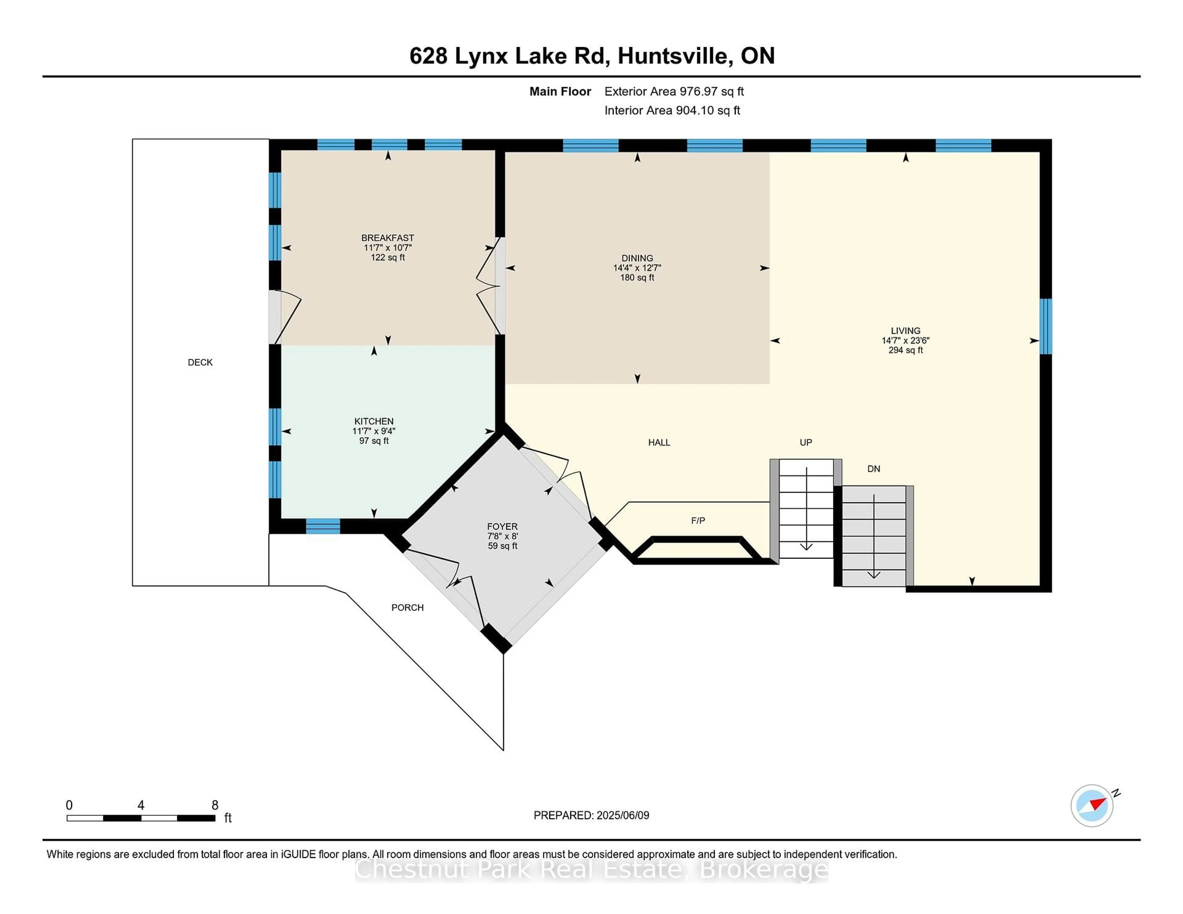 Floor plan for 628 Lynx Lake Rd, Huntsville Ontario P1H 2J3