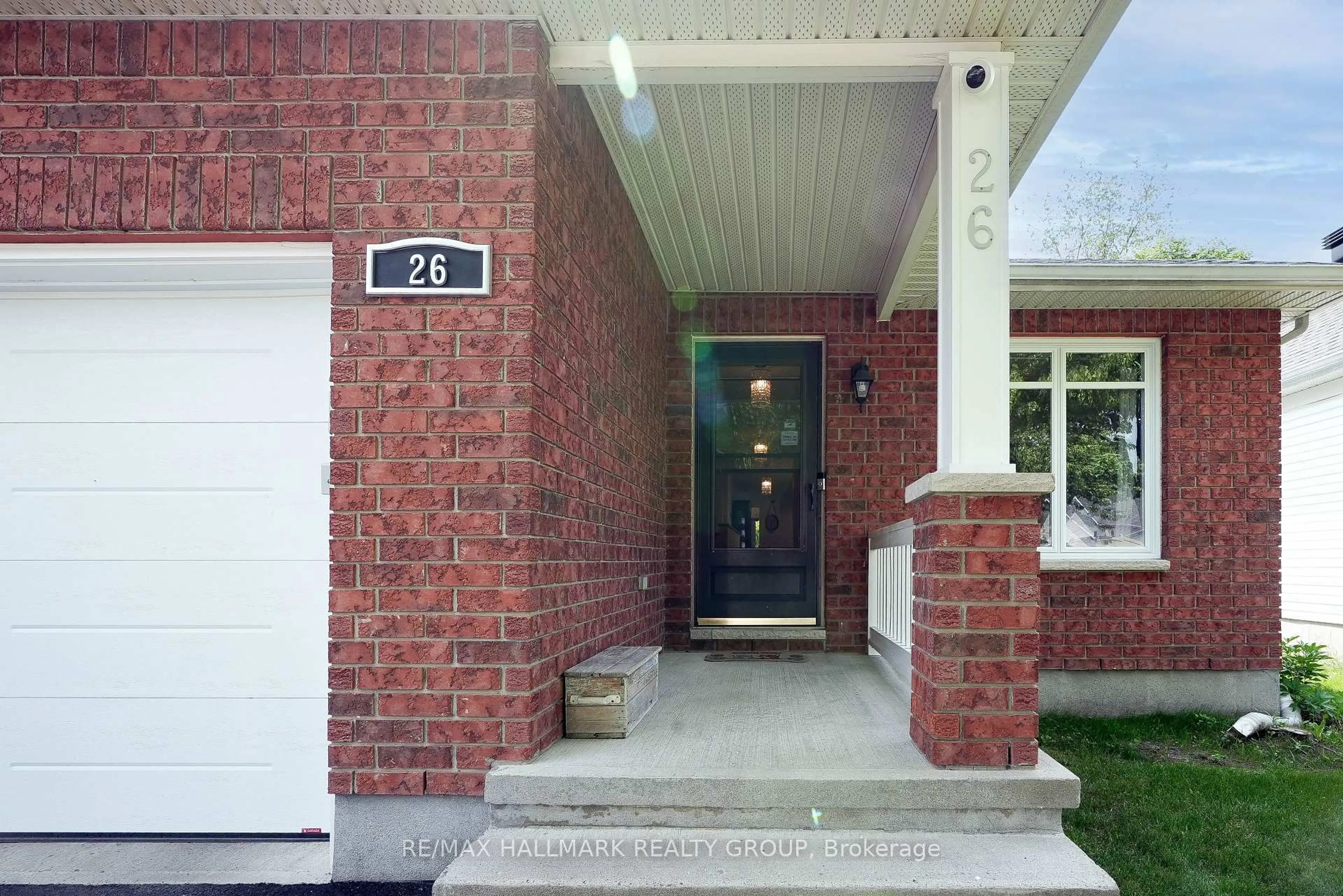 Home with brick exterior material, street for 26 Fieldcrest Ave, Ottawa Ontario K2J 4W7