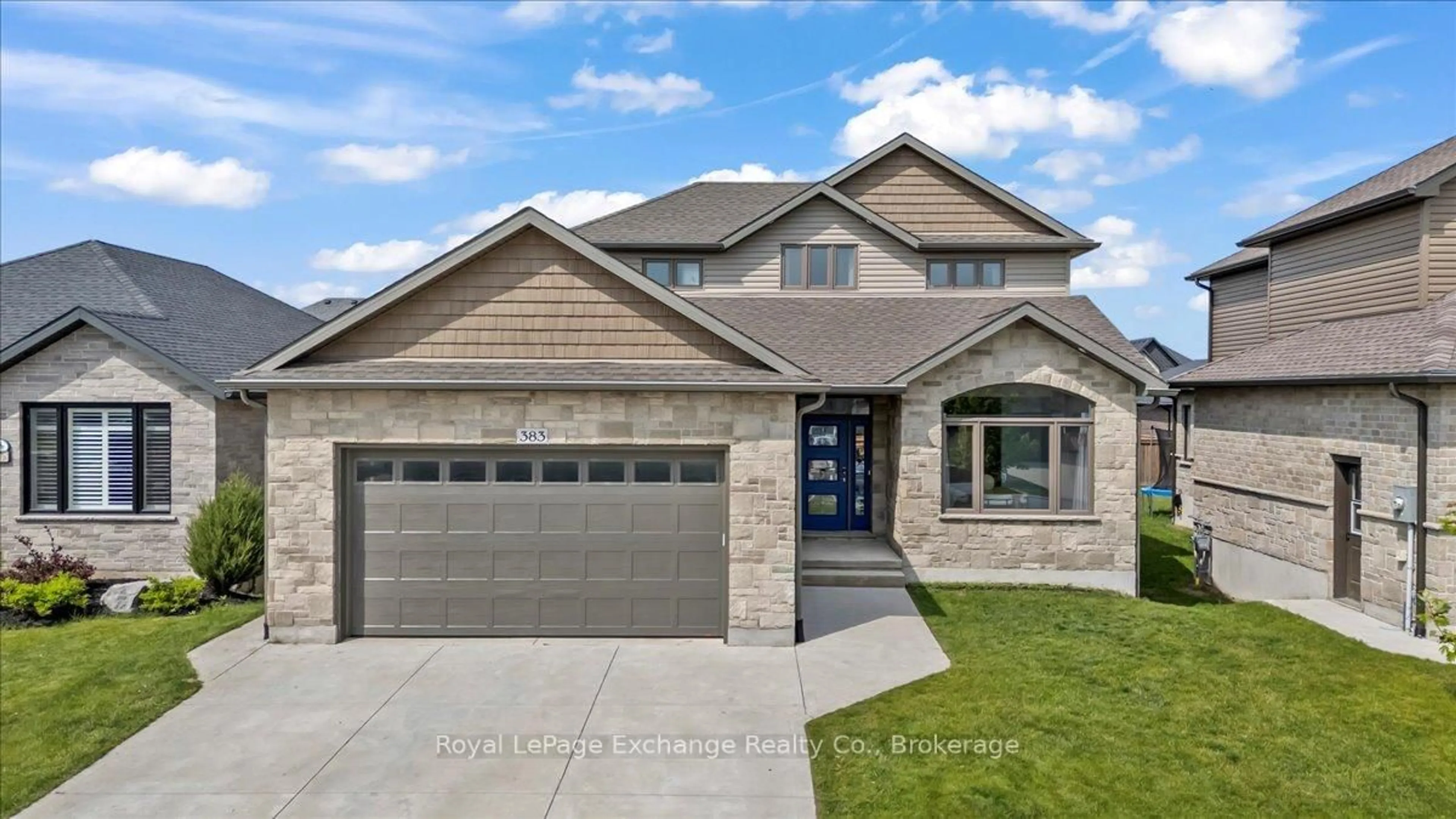 Home with brick exterior material, street for 383 Northport Dr, Saugeen Shores Ontario N0H 2C8