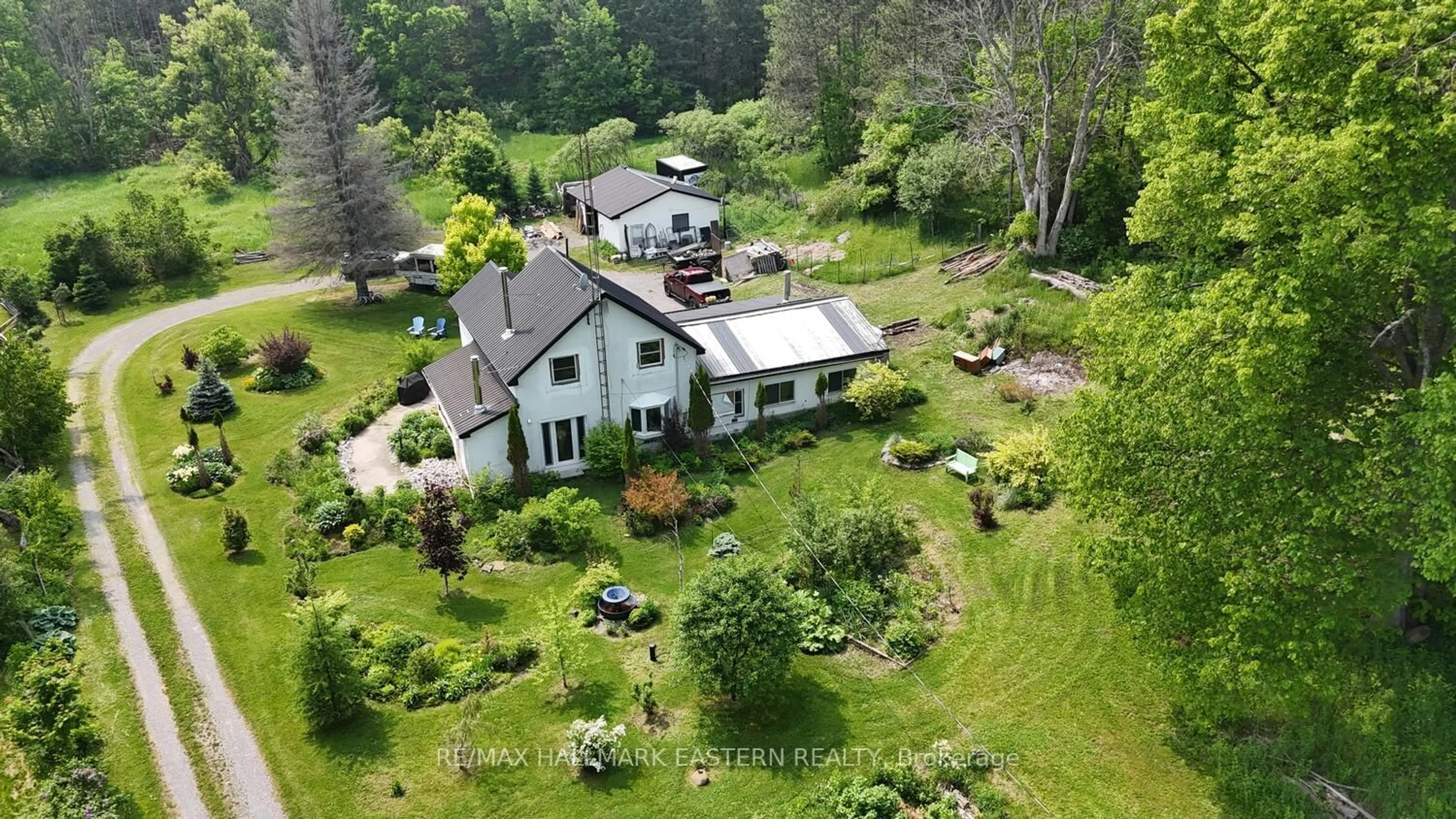 A pic from outside/outdoor area/front of a property/back of a property/a pic from drone, unknown for 2654 County Road 48, Havelock-Belmont-Methuen Ontario K0L 1Z0