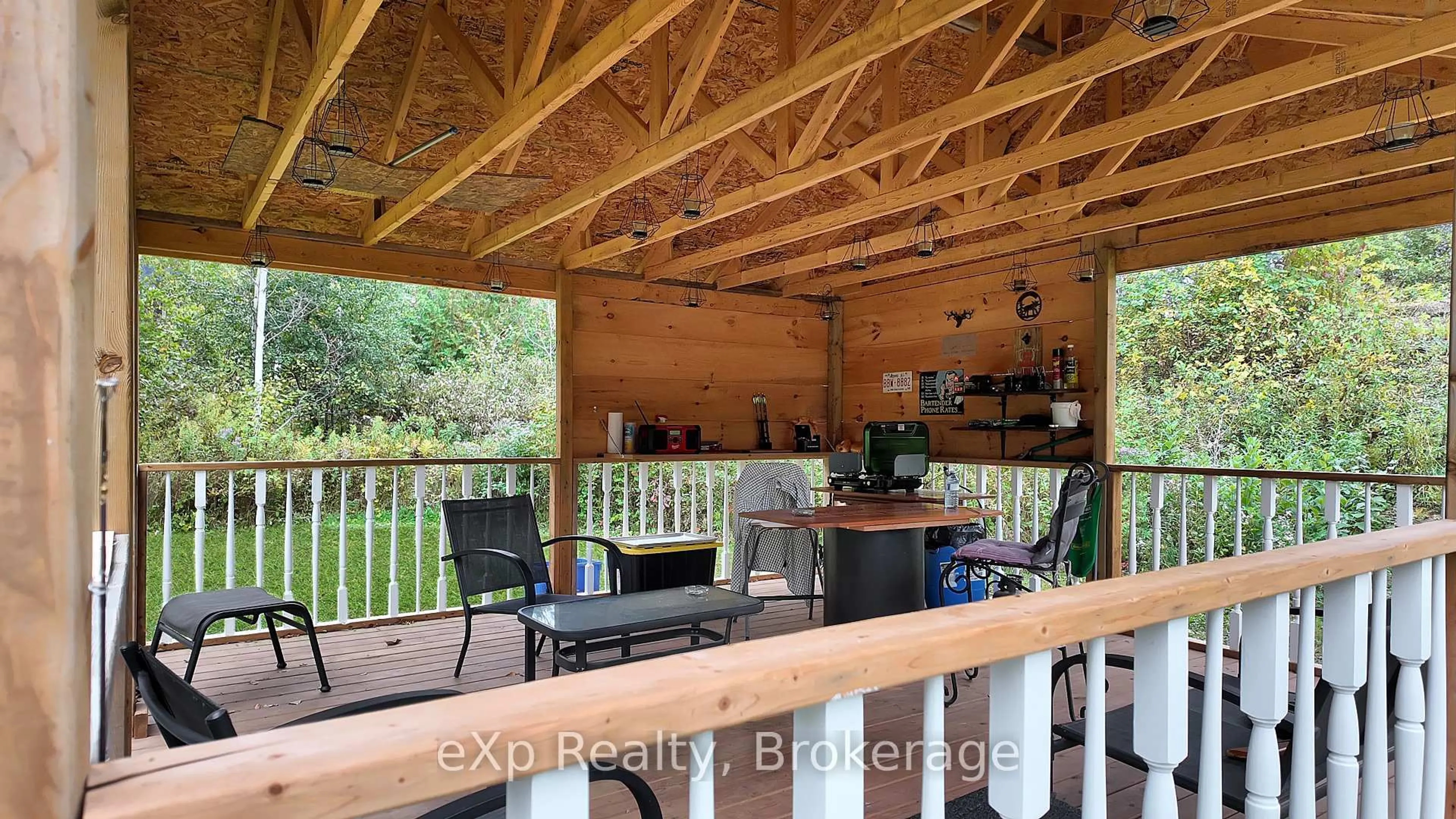 Patio, water/lake/river/ocean view for 119 Old Bridge Rd, West Grey Ontario N4N 3B8