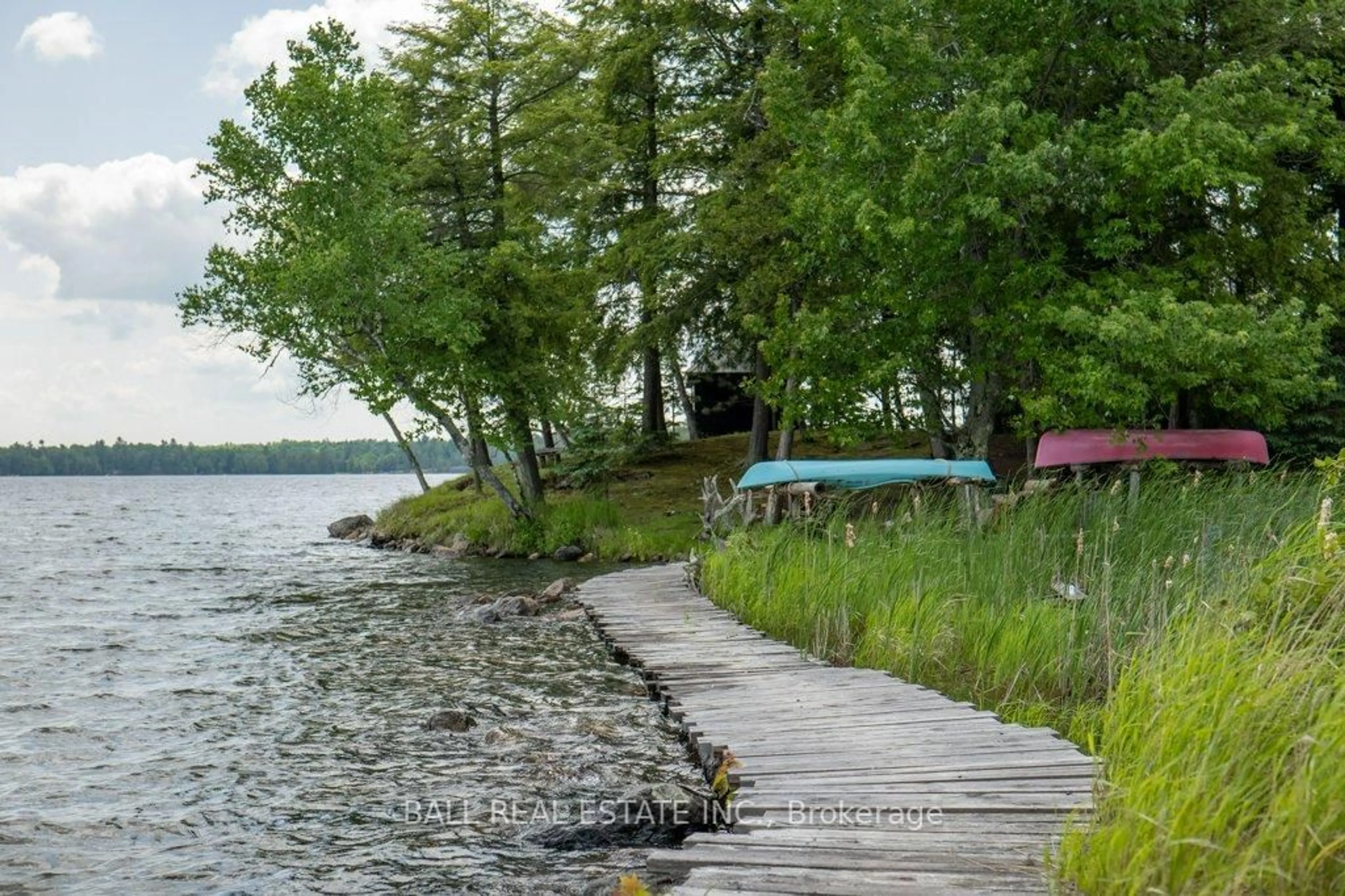 Patio, water/lake/river/ocean view for 40 Fire Route 89E, North Kawartha Ontario K0L 1A0