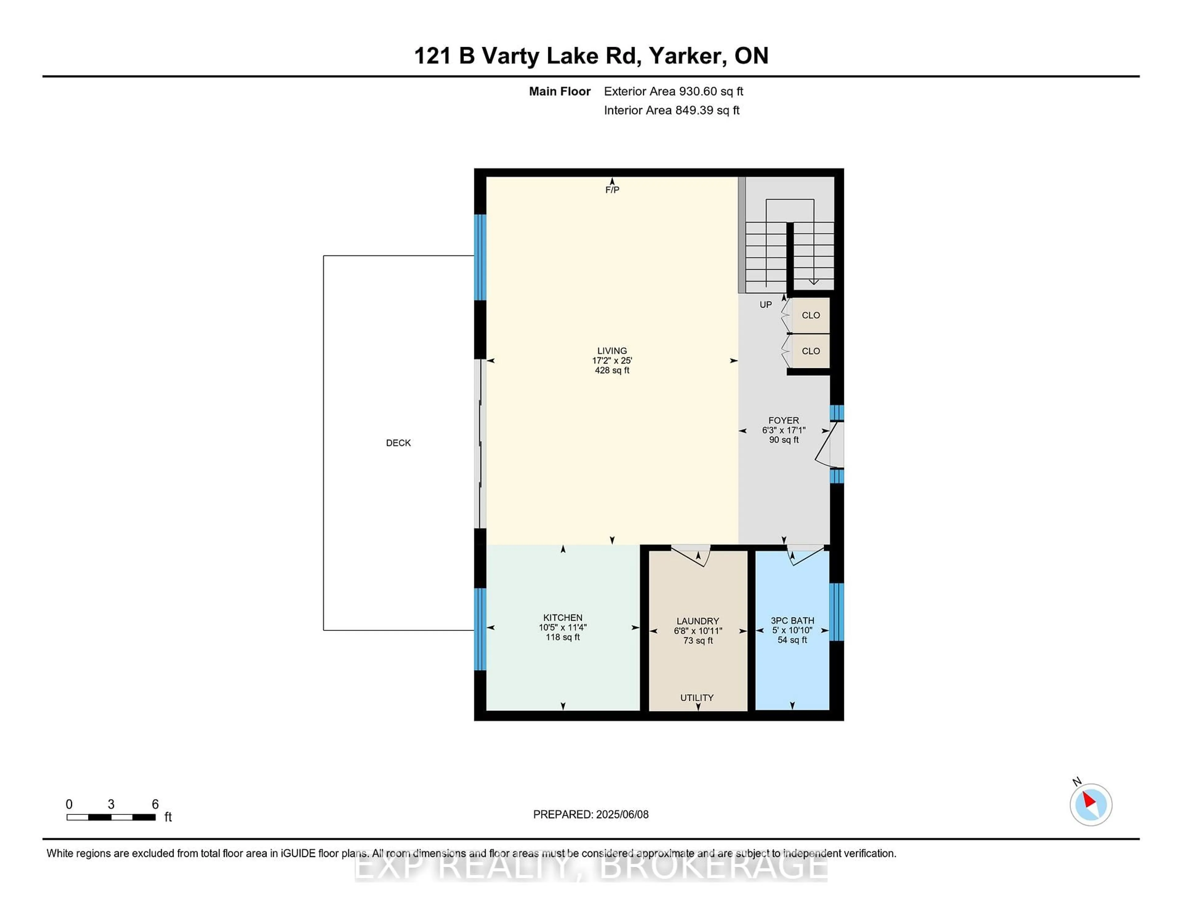 Floor plan for 121B VARTY LAKE Rd, Yarker Ontario K0K 3N0