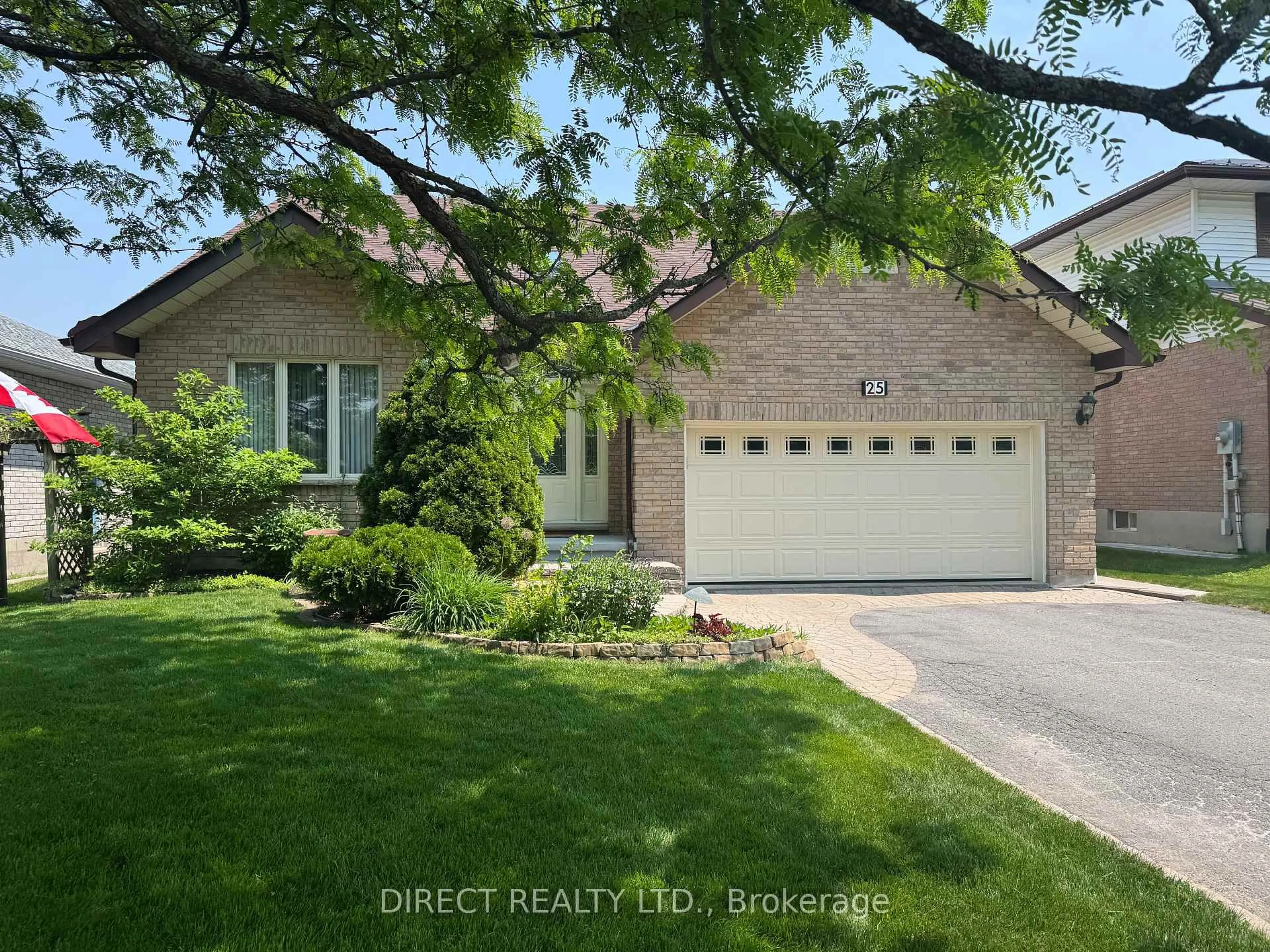Home with brick exterior material, street for 25 Dungannon Dr, Belleville Ontario K8P 5E7