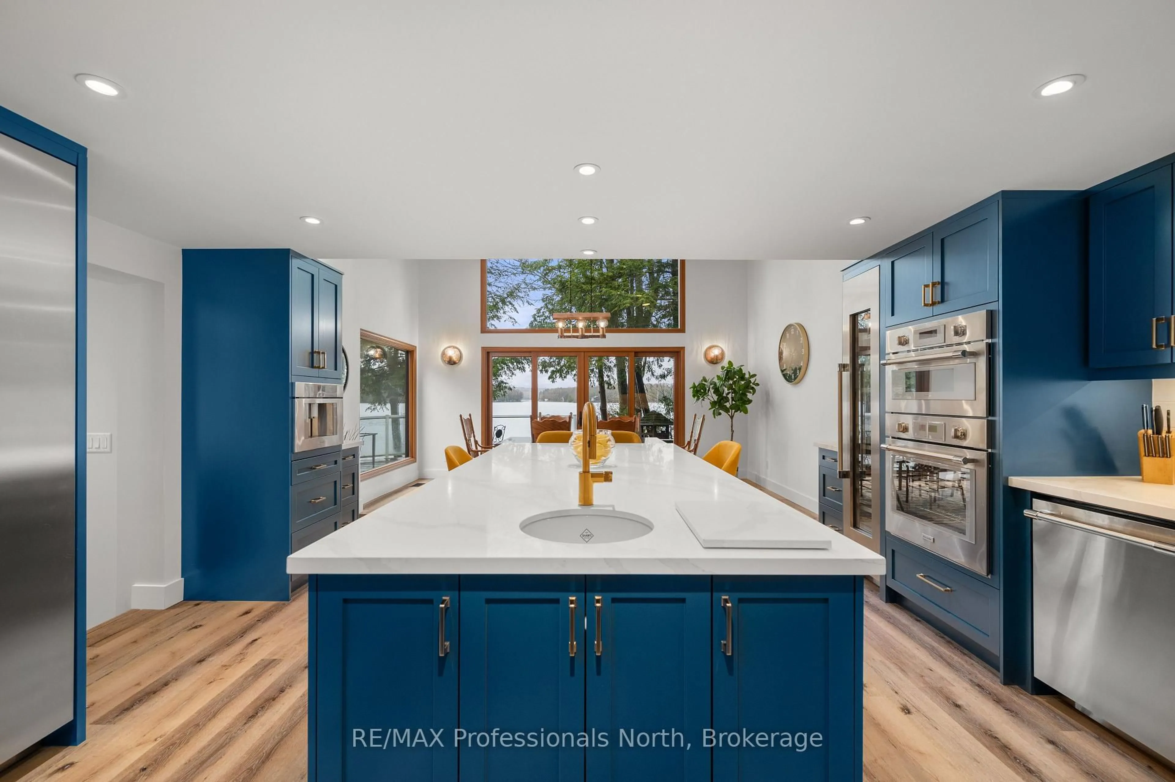 Contemporary kitchen, ceramic/tile floor for 1073 Grass Lake Rd, Dysart et al Ontario K0M 1S0