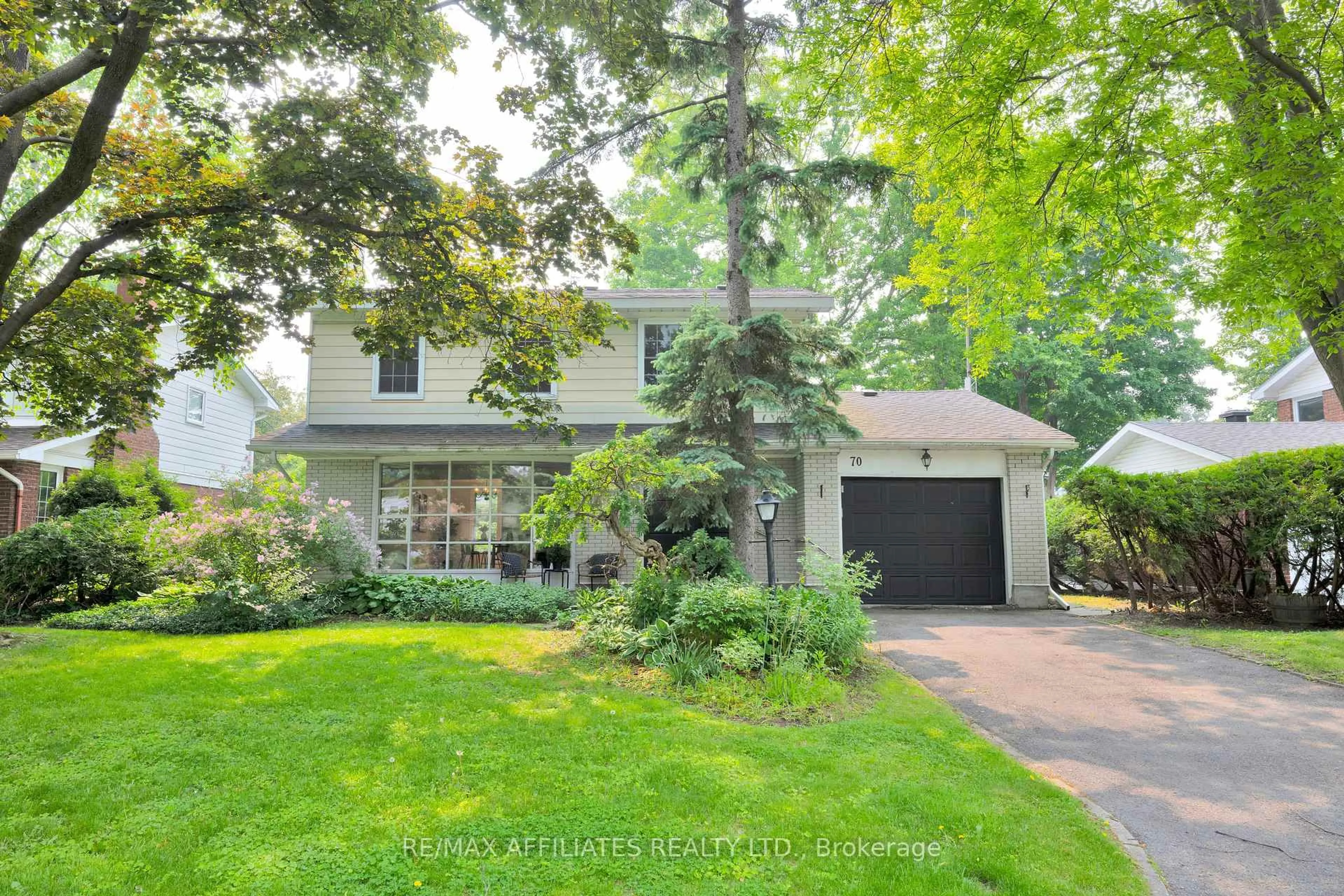 Home with brick exterior material, street for 70 Queensline Dr, Ottawa Ontario K2H 7J5