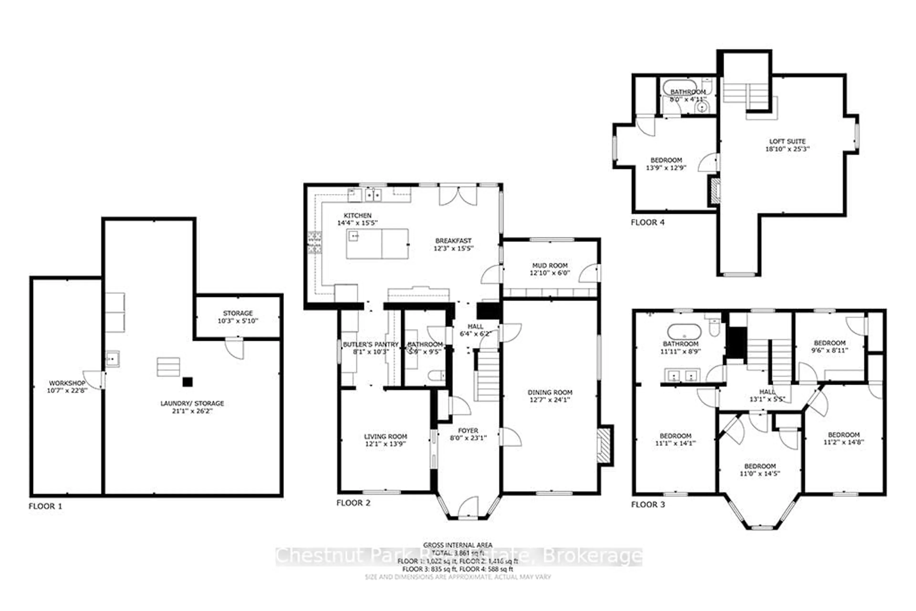 Floor plan for 689 4th Ave, Owen Sound Ontario N4K 2N3