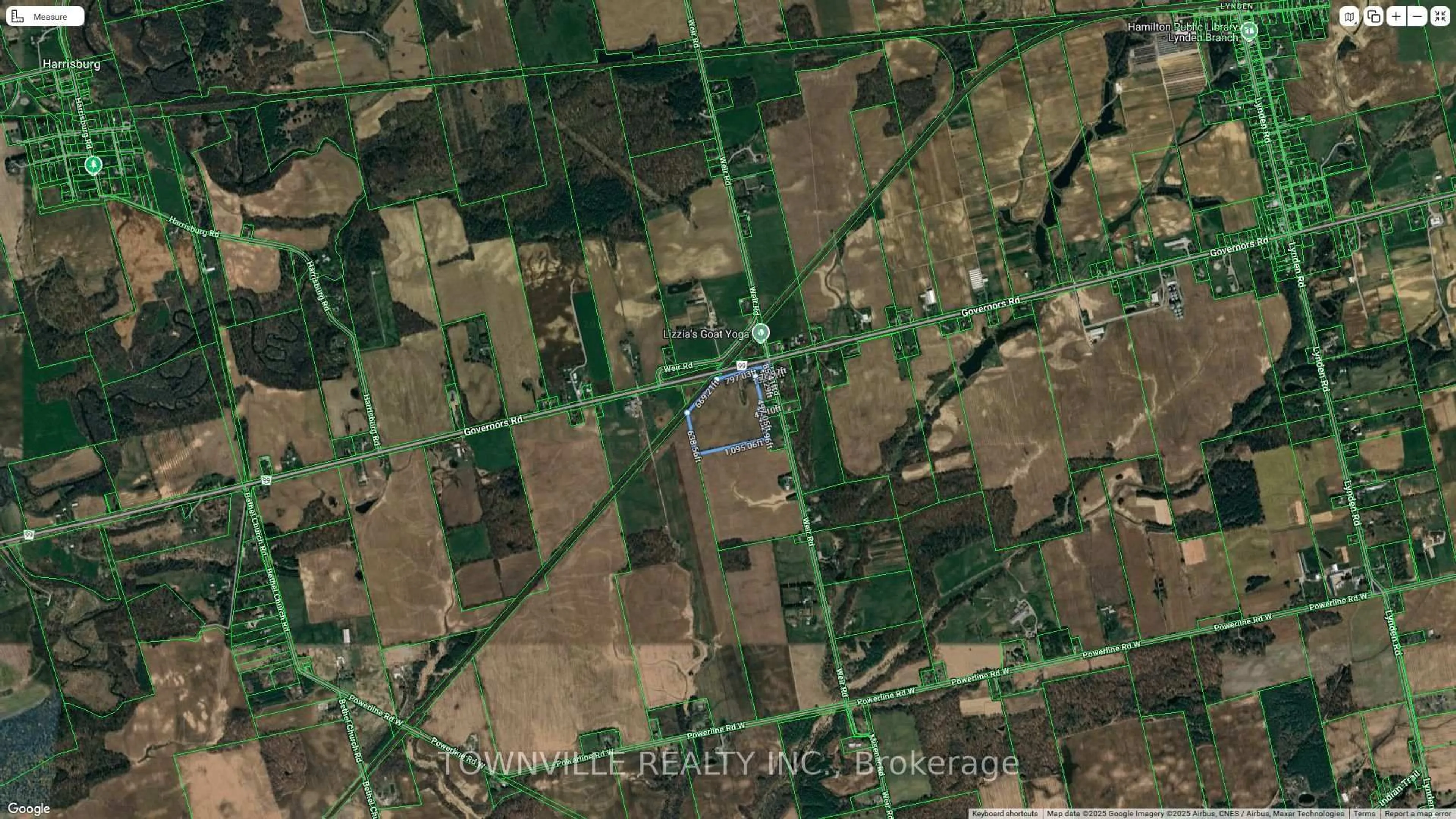 Picture of a map for 4662 Governors Rd, Hamilton Ontario L0R 1T0