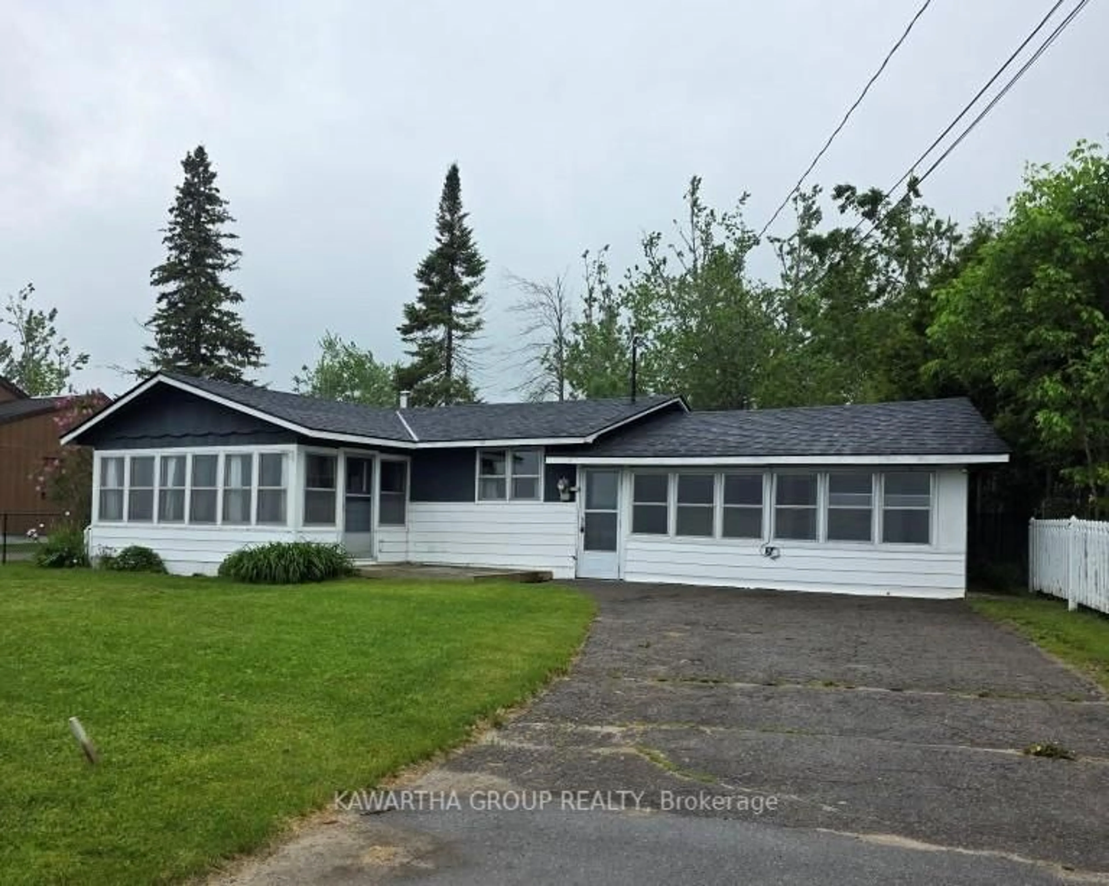 A pic from outside/outdoor area/front of a property/back of a property/a pic from drone, unknown for 515 Long Beach Rd, Kawartha Lakes Ontario K0M 1G0