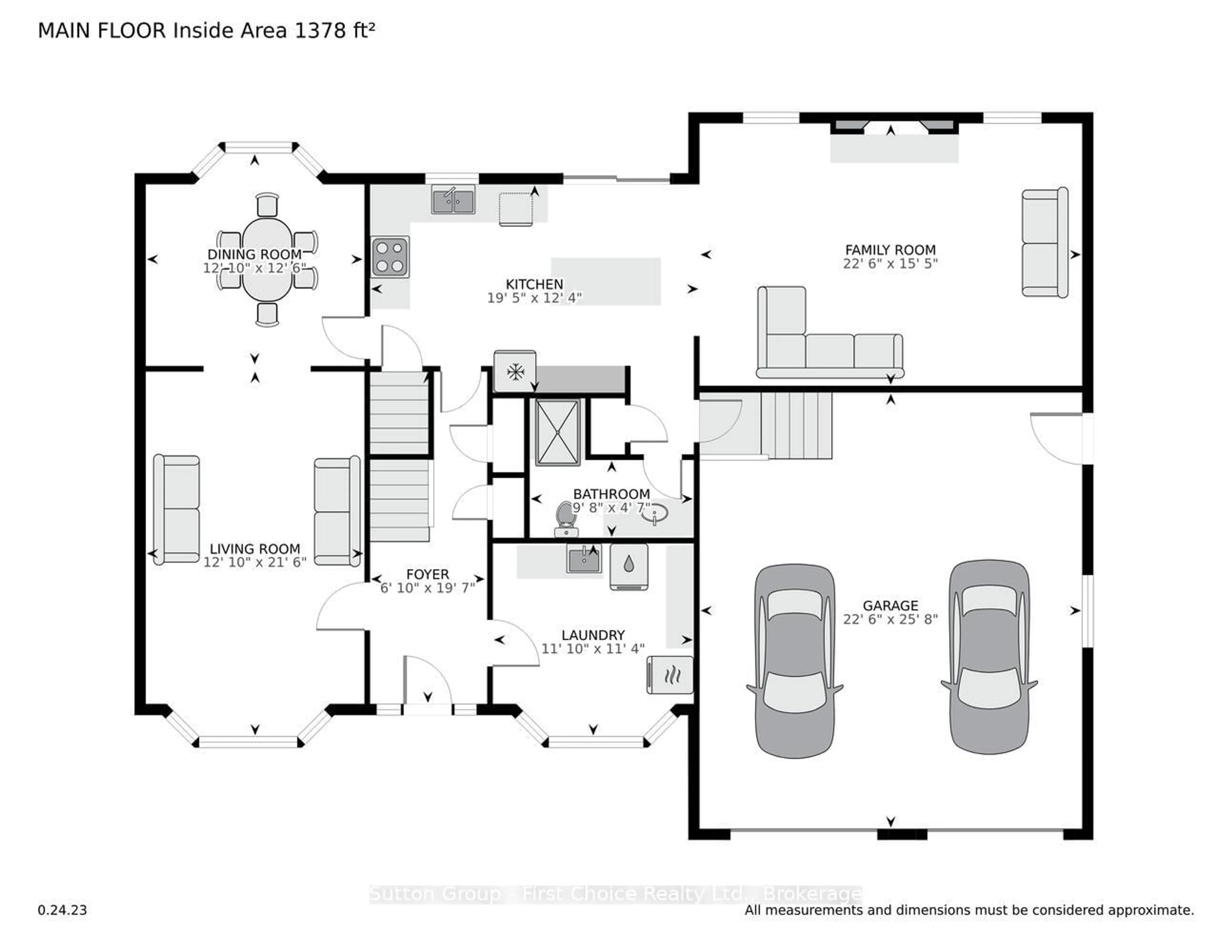 Floor plan for 4005 Frederick St, Perth East Ontario N0K 1J0