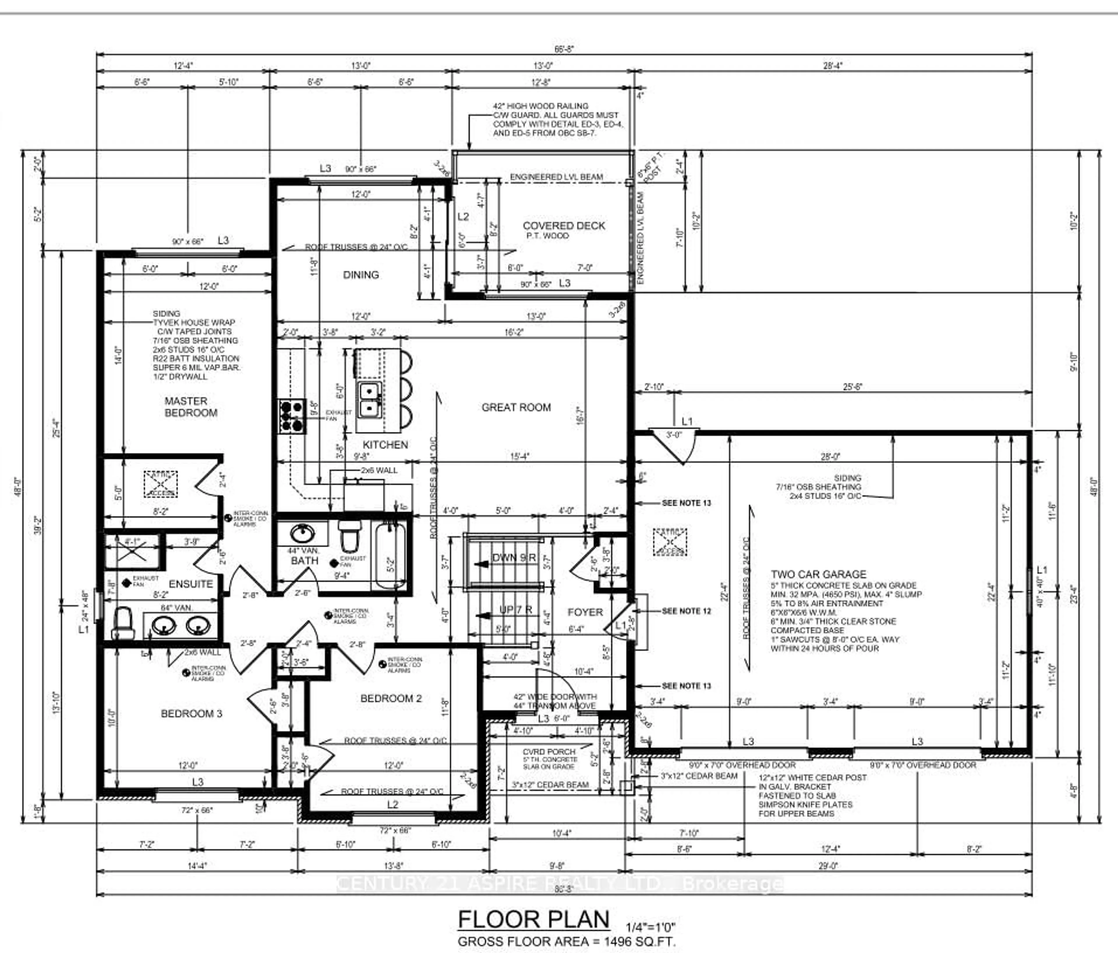 Floor plan for 2410 Snake River Line, Cobden Ontario K0J 1K0