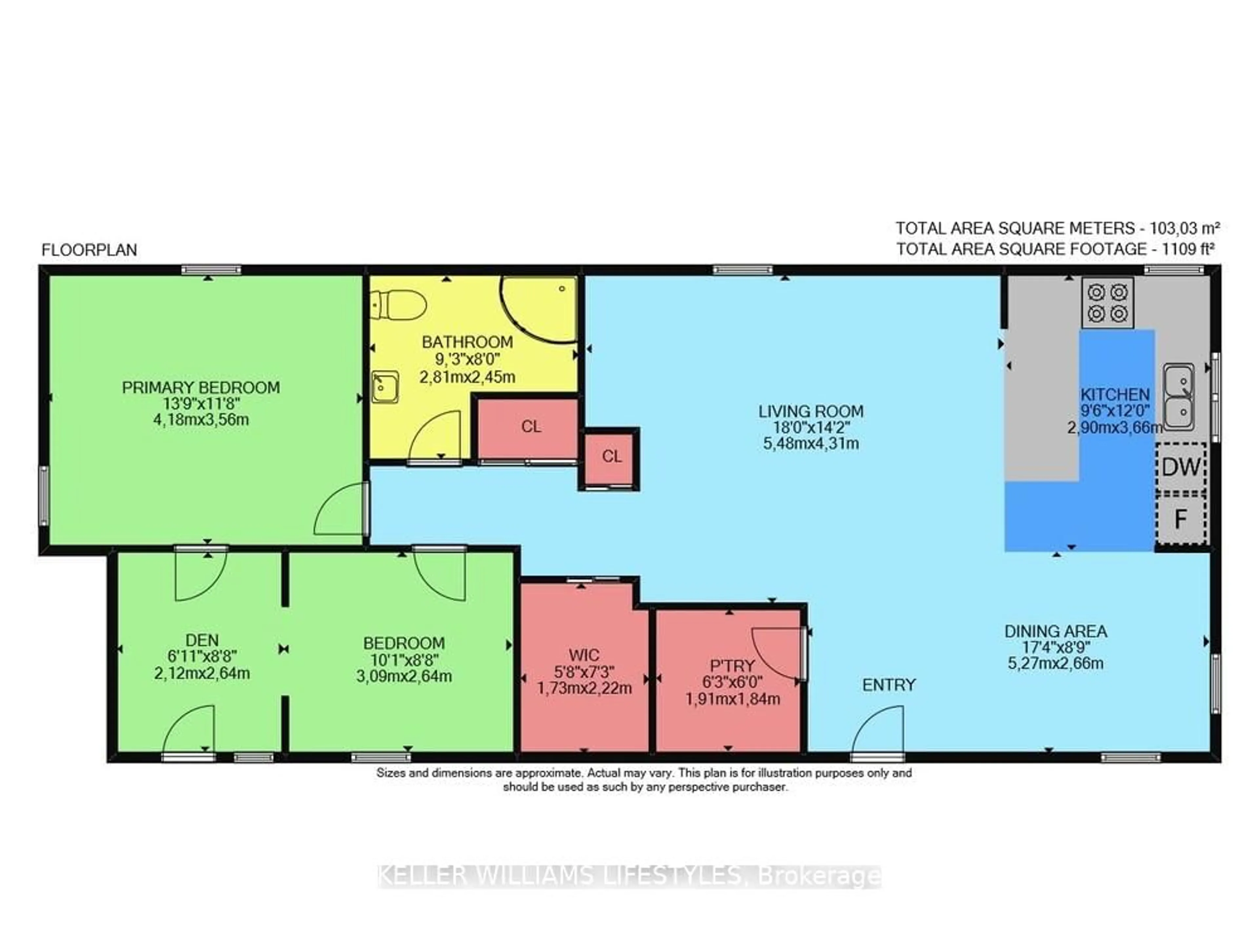 Floor plan for 198 Springbank Dr #106, London South Ontario N6J 1G1
