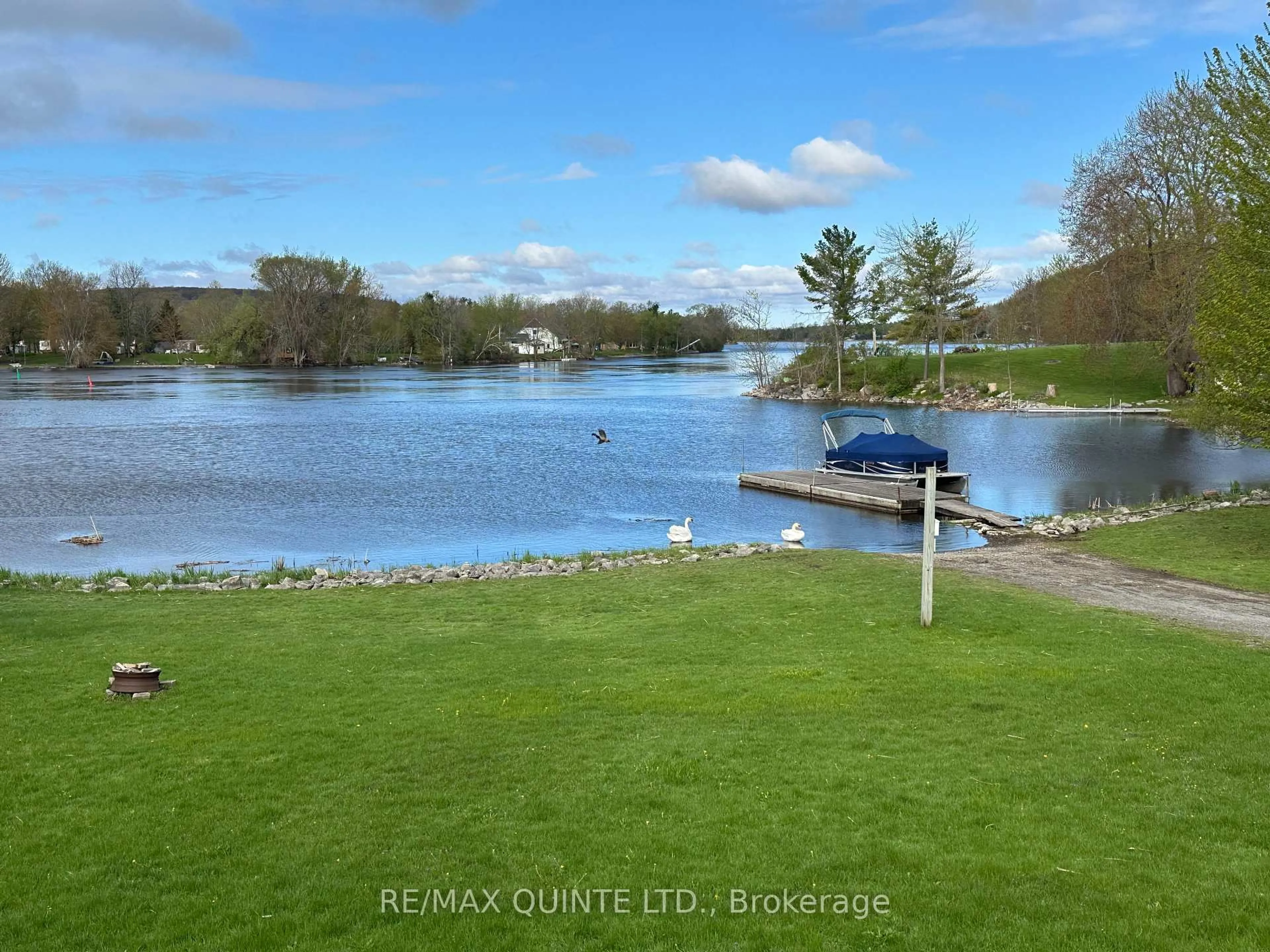 A pic from outside/outdoor area/front of a property/back of a property/a pic from drone, water/lake/river/ocean view for 321 Rosebush Rd, Stirling Ontario K0K 3E0